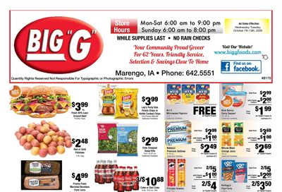 Big G Foods Great Deals This Week! Weekly Ad October 7 - 13, 2026