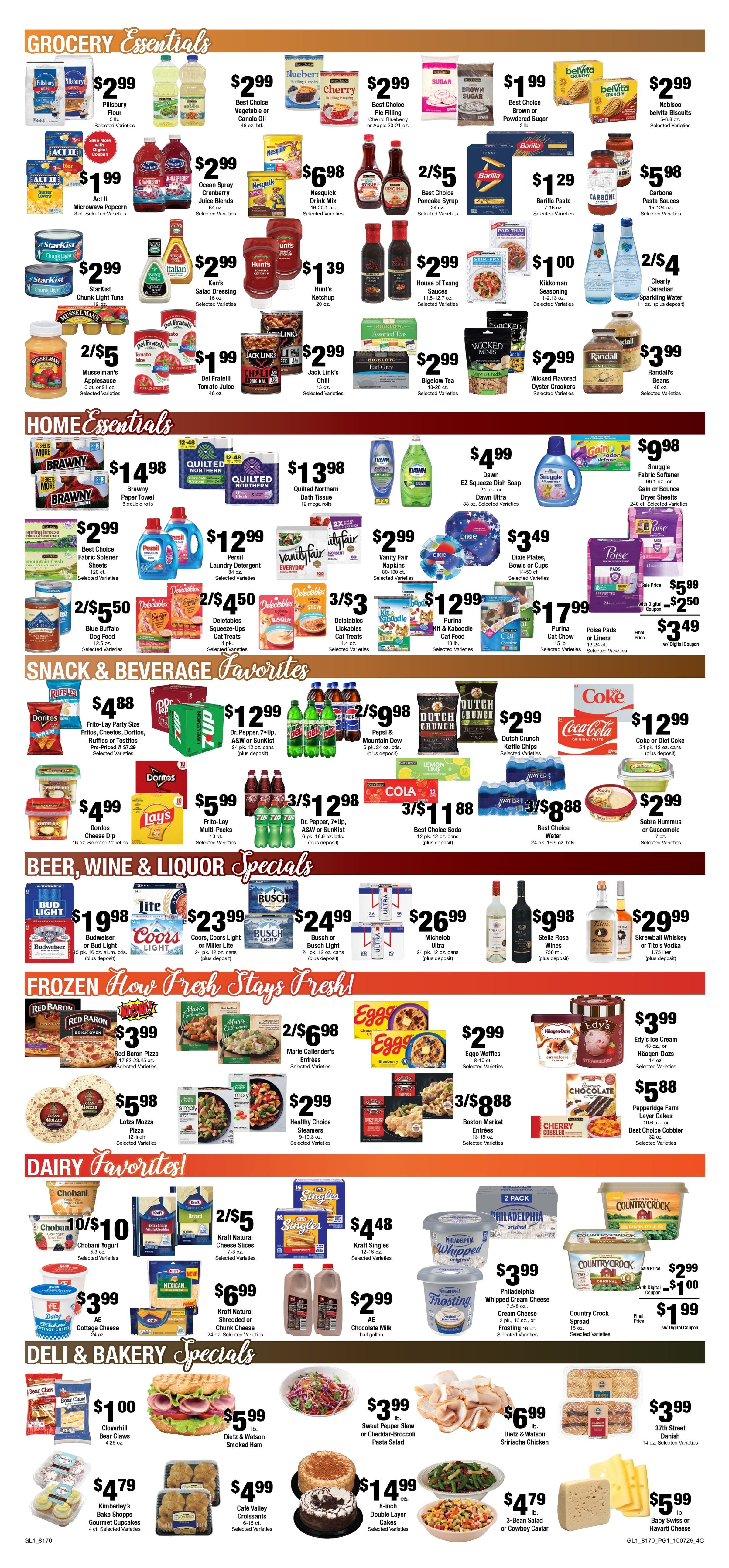 Big G Foods Great Deals This Week! Weekly Ad October 7 - 13, 2026