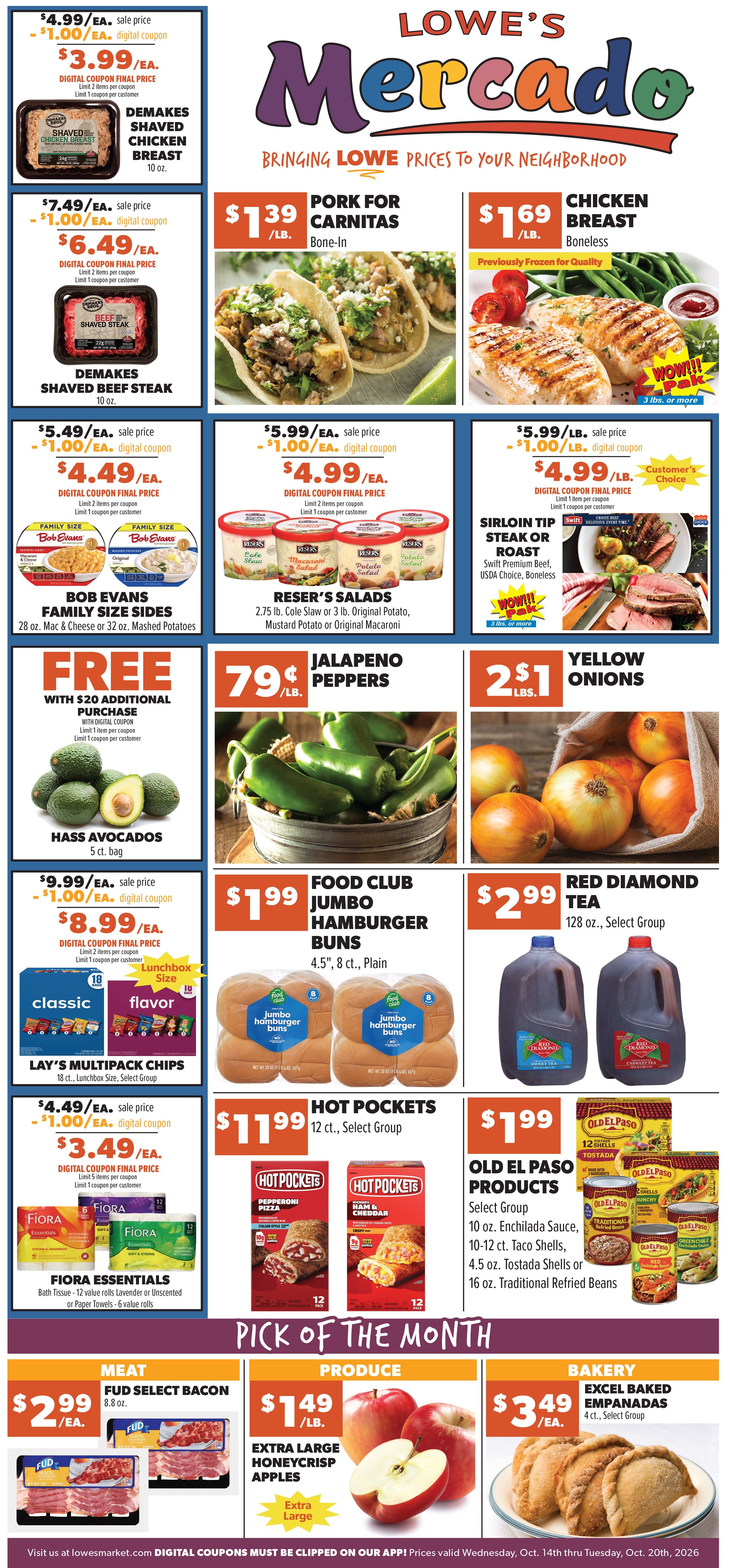 Lowe's Mercado (Midland, TX) Weekly Ad October 14 - 20, 2026