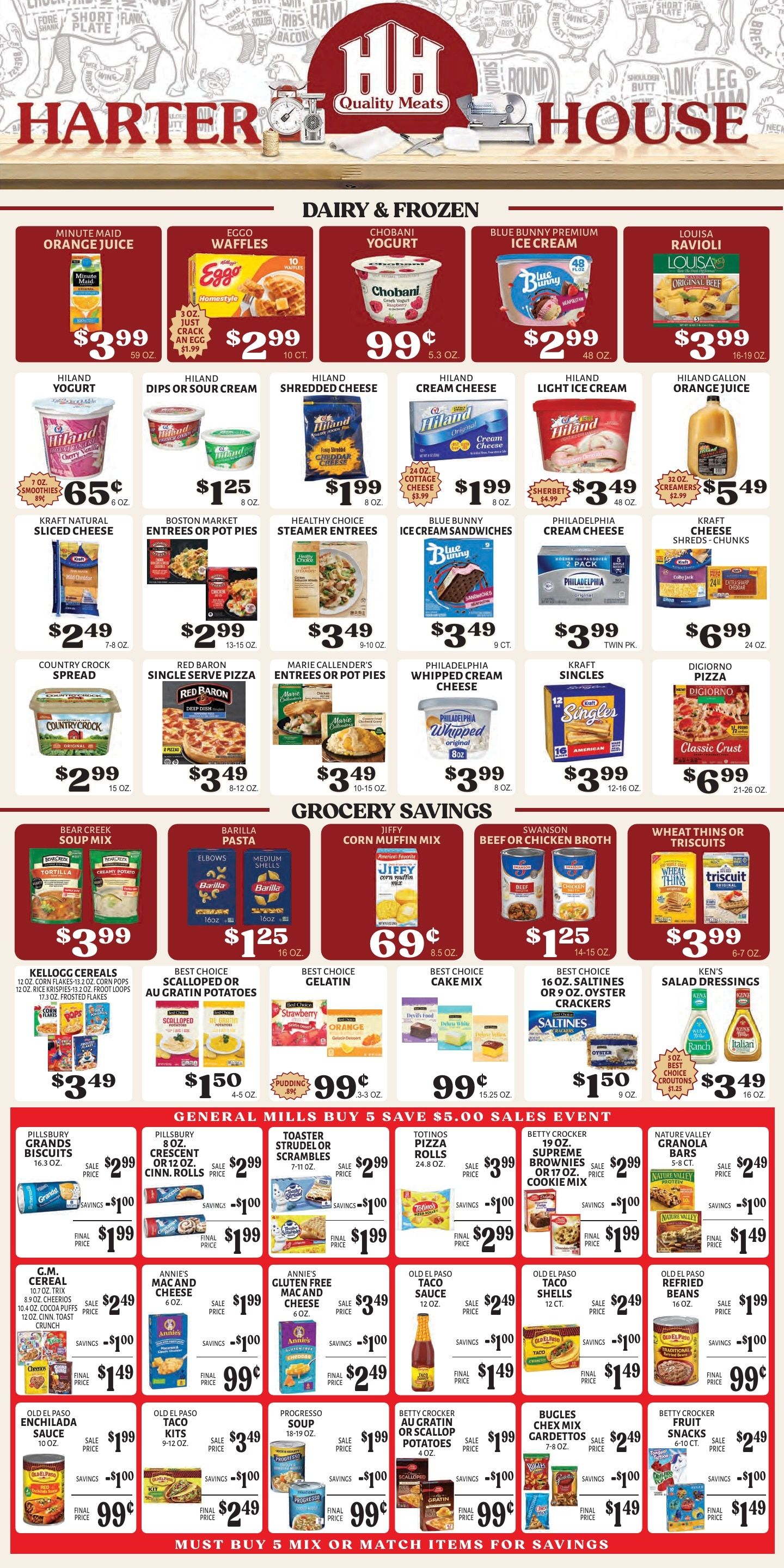 Harter House Weekly Ad October 7 - 13, 2026