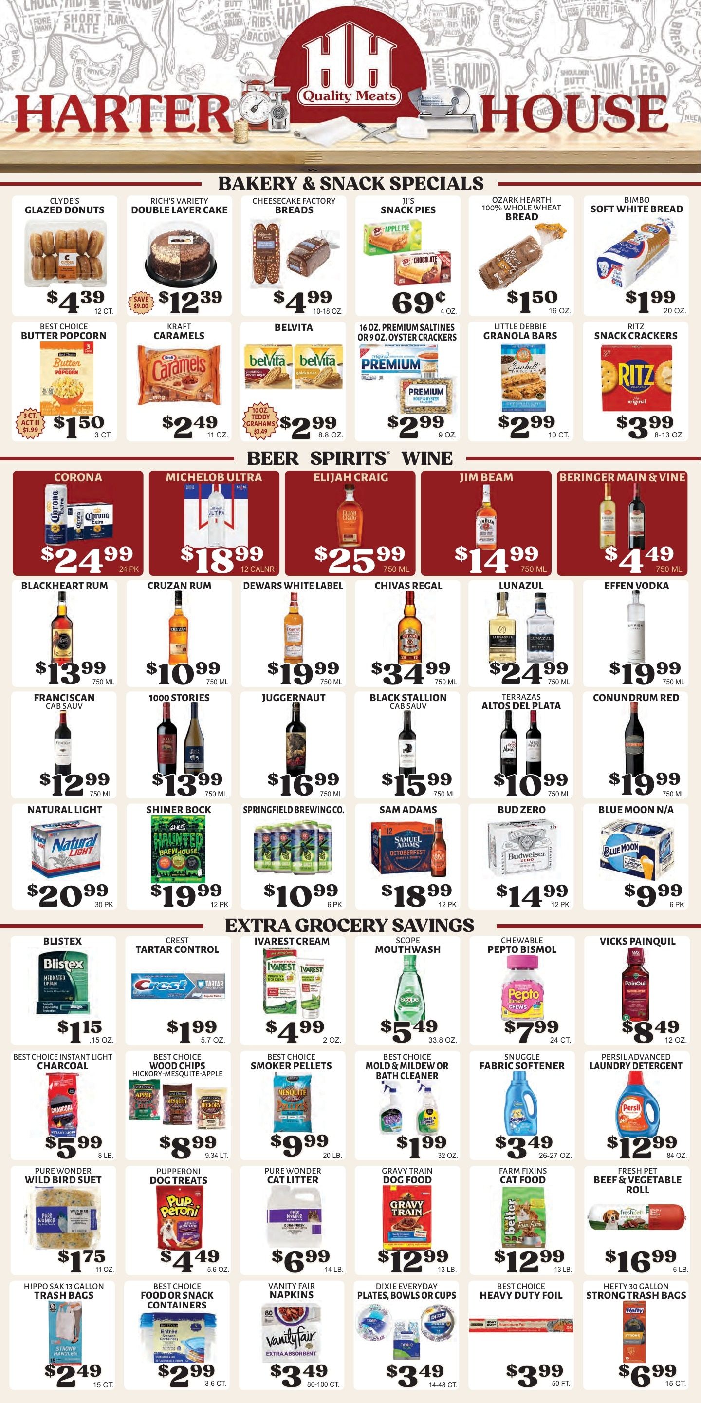 Harter House Weekly Ad October 7 - 13, 2026
