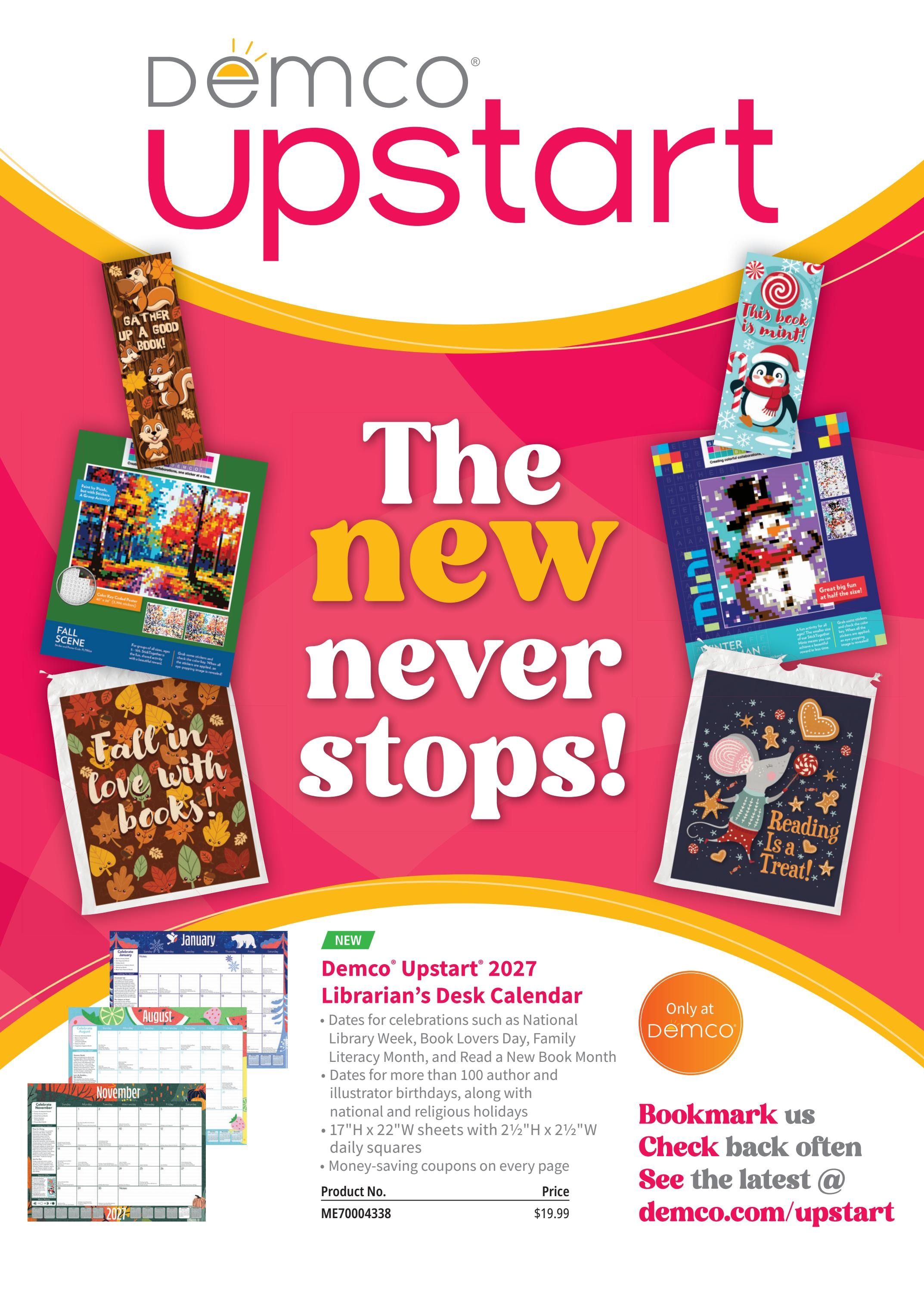 Demco Library Fall Essentials Upstart Weekly Ad January 1 - December 31, 2026