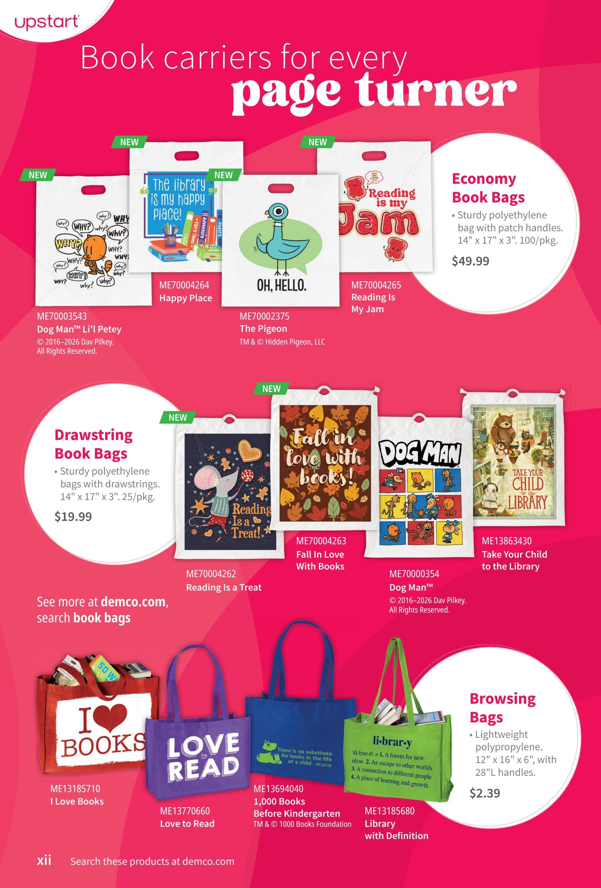 Demco Library Fall Essentials Upstart Weekly Ad January 1 - December 31, 2026