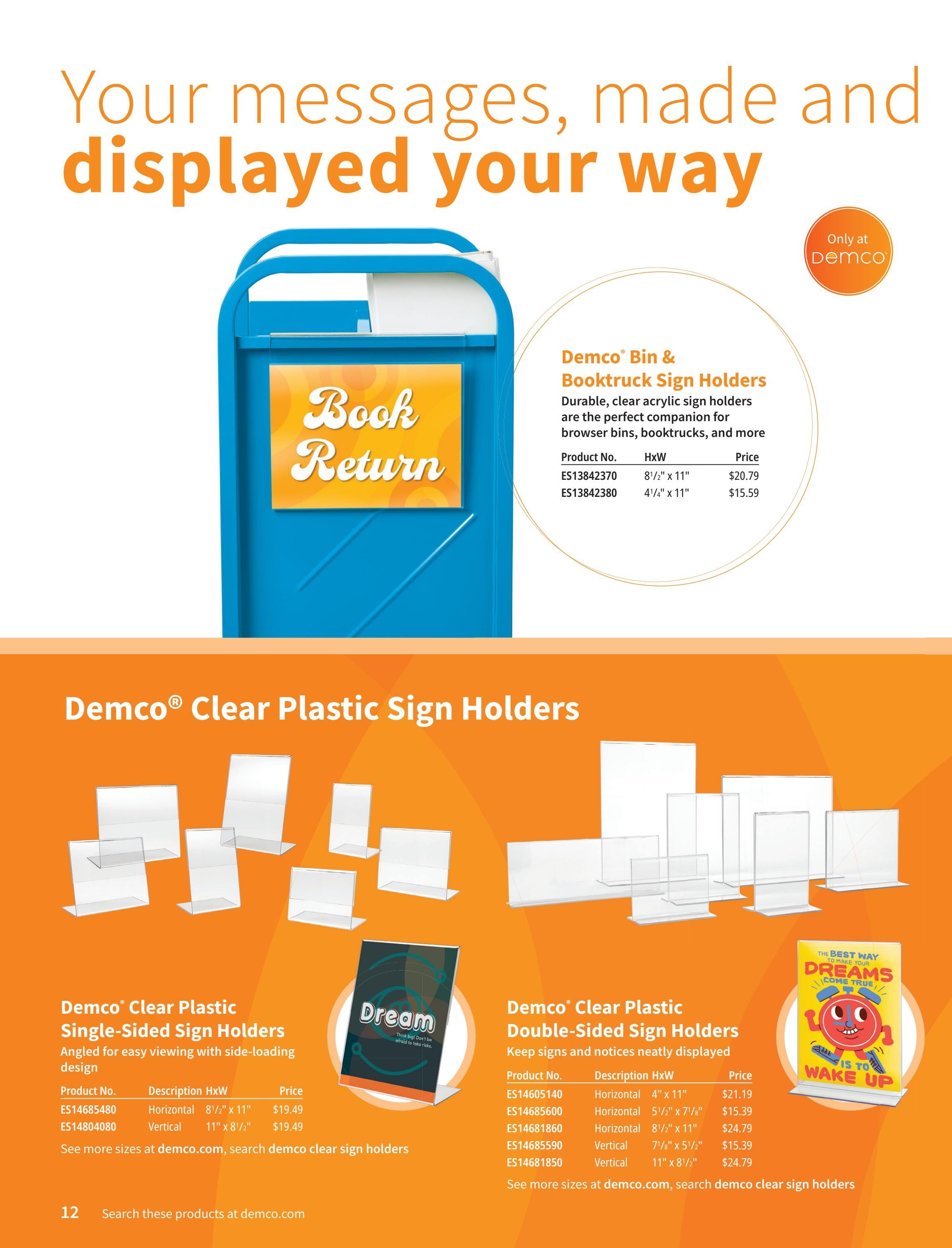 Demco Library Fall Essentials Weekly Ad January 1 - December 31, 2026