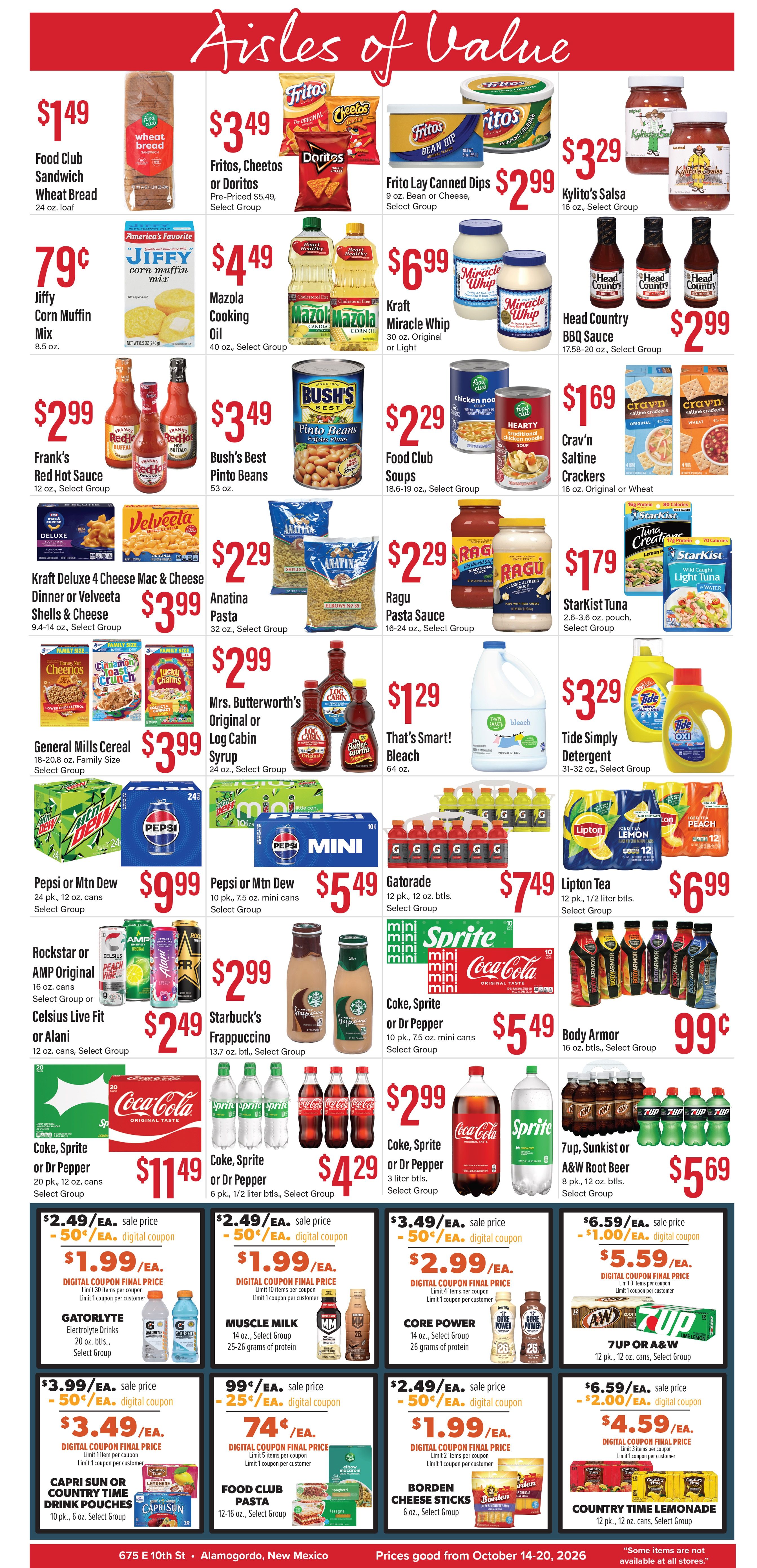 Lowe's Signature Market Weekly Ad October 14 - 20, 2026