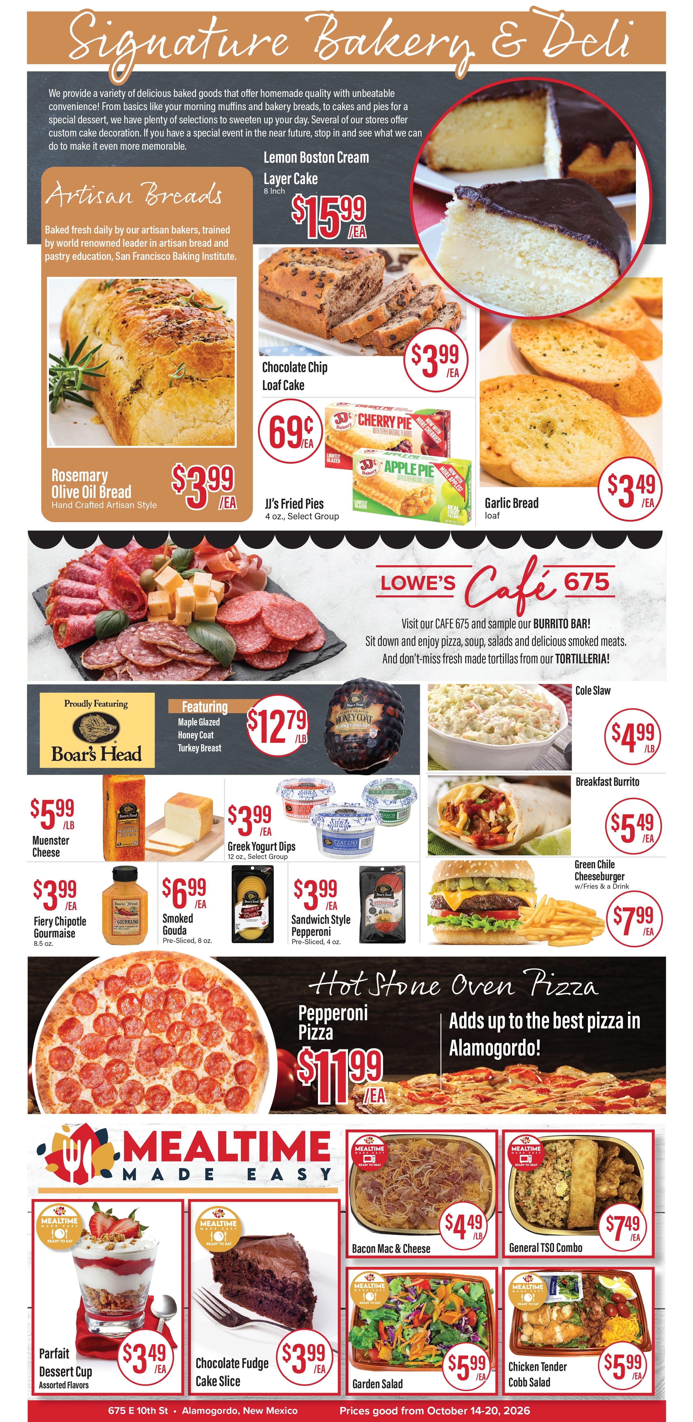 Lowe's Signature Market Weekly Ad October 14 - 20, 2026