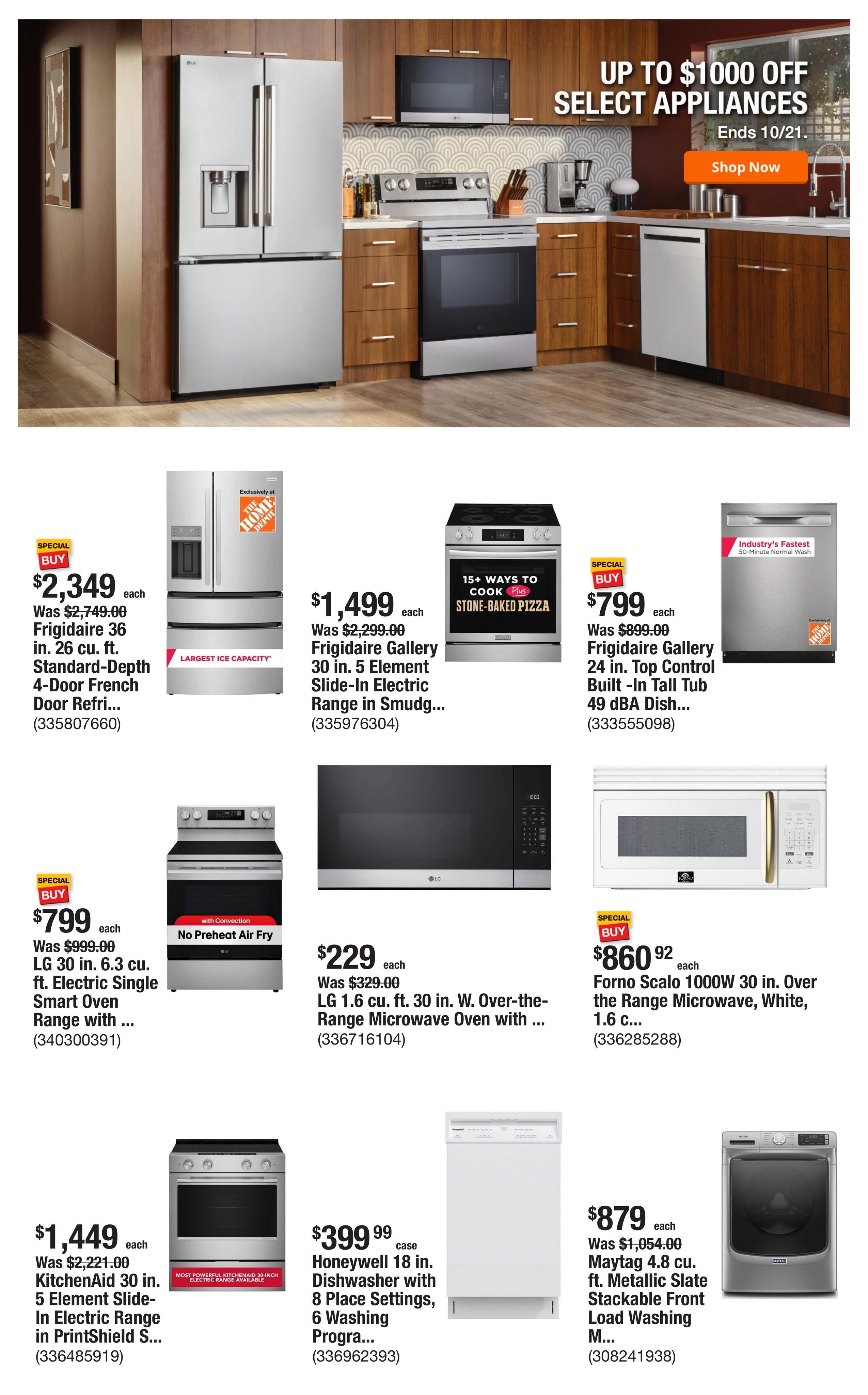 Home Depot (Brownsville Area, TX) Weekly Ad October 1 - 8, 2026