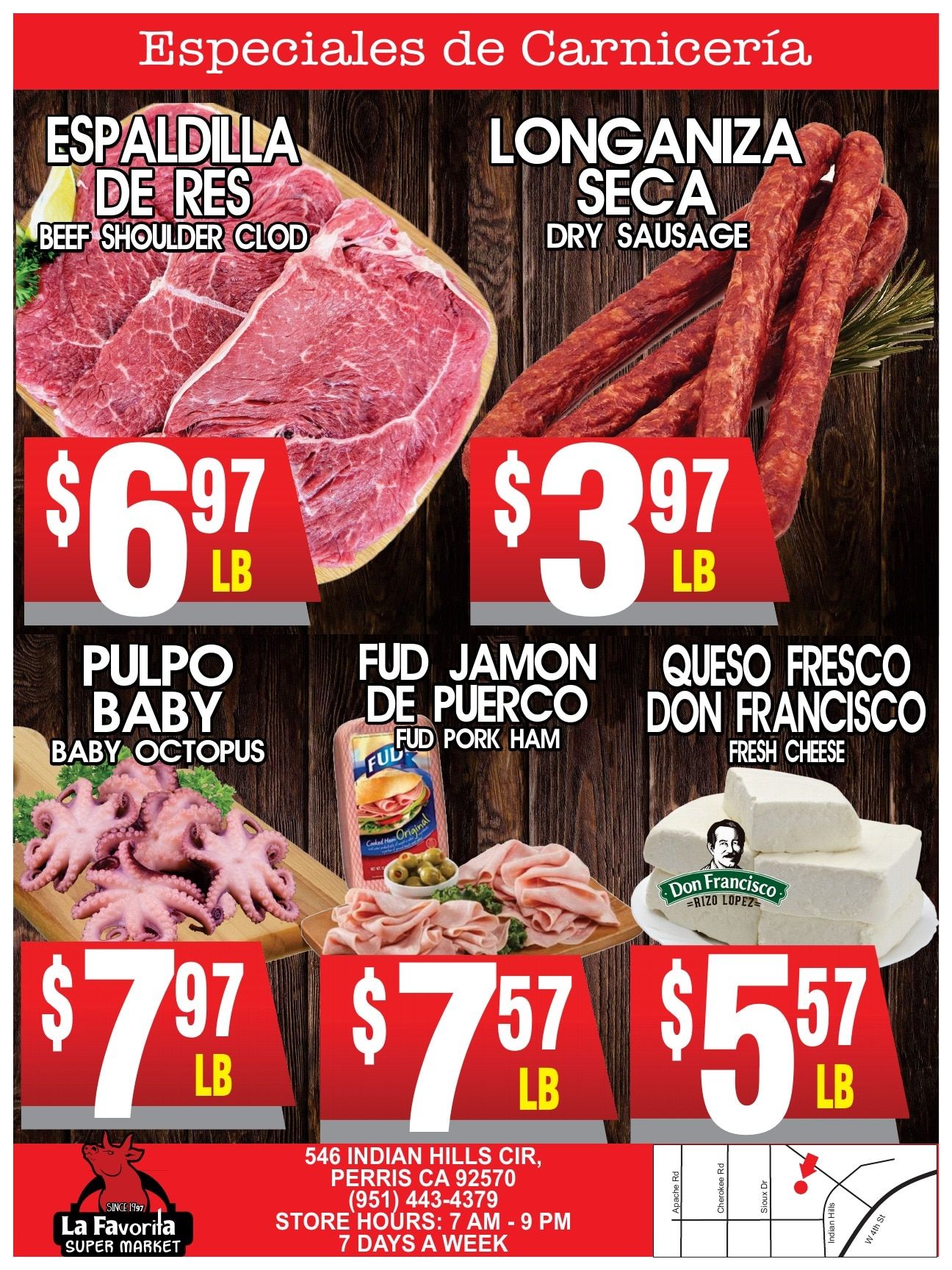 La Favorita Super Market Weekly Ad October 7 - 13, 2026