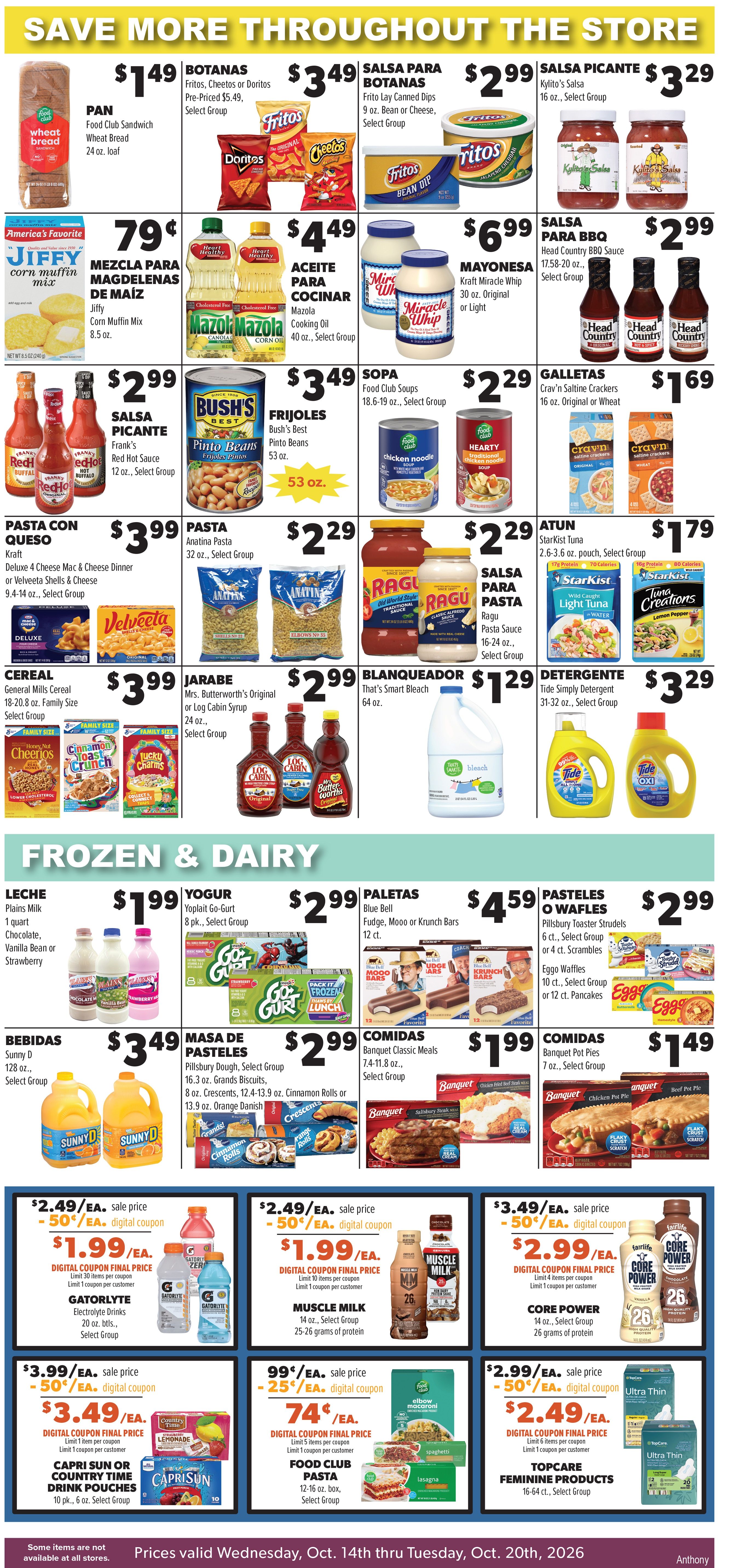 Lowe's Mercado (Anthony, TX) Weekly Ad October 14 - 20, 2026