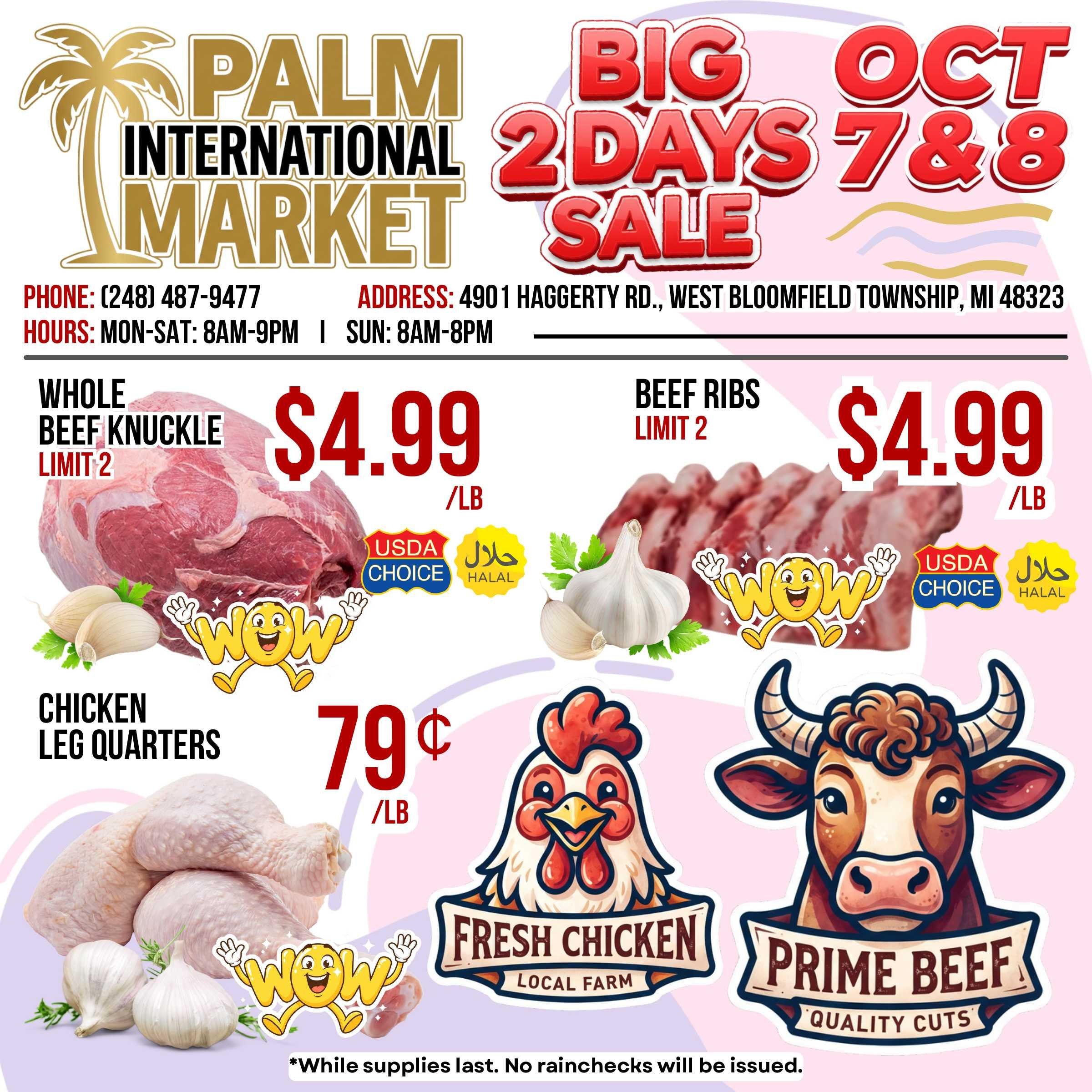 Palm International Market Weekly Ad October 7 - 8, 2026