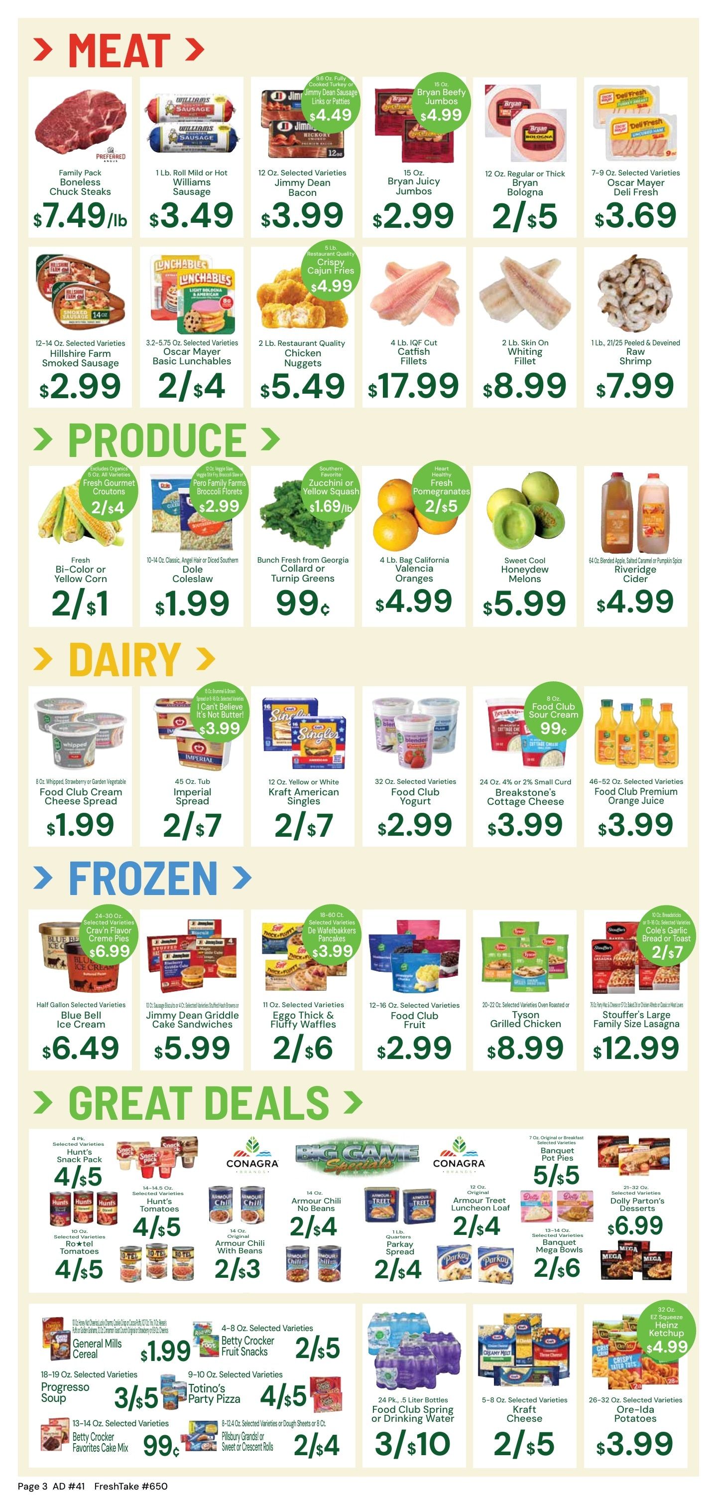 FreshTake Grocery Weekly Ad October 7 - 13, 2026