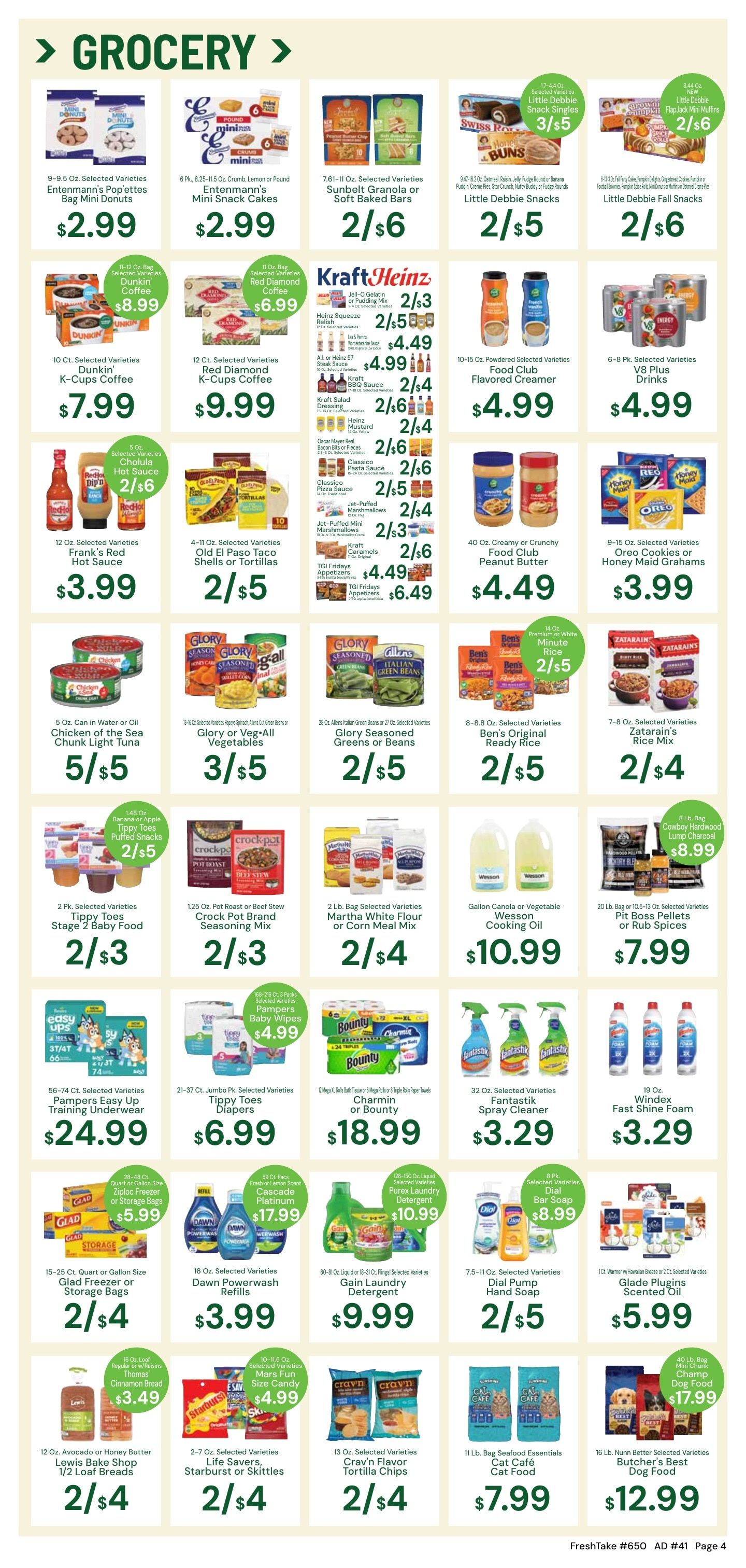 FreshTake Grocery Weekly Ad October 7 - 13, 2026