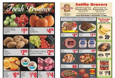 Satilla Grocery Weekly Ad October 7 - 13, 2026