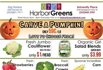 Harbor Greens Market Weekly Ad October 7 - 13, 2026