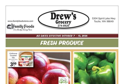 Drew's Grocery Weekly Ad October 7 - 13, 2026