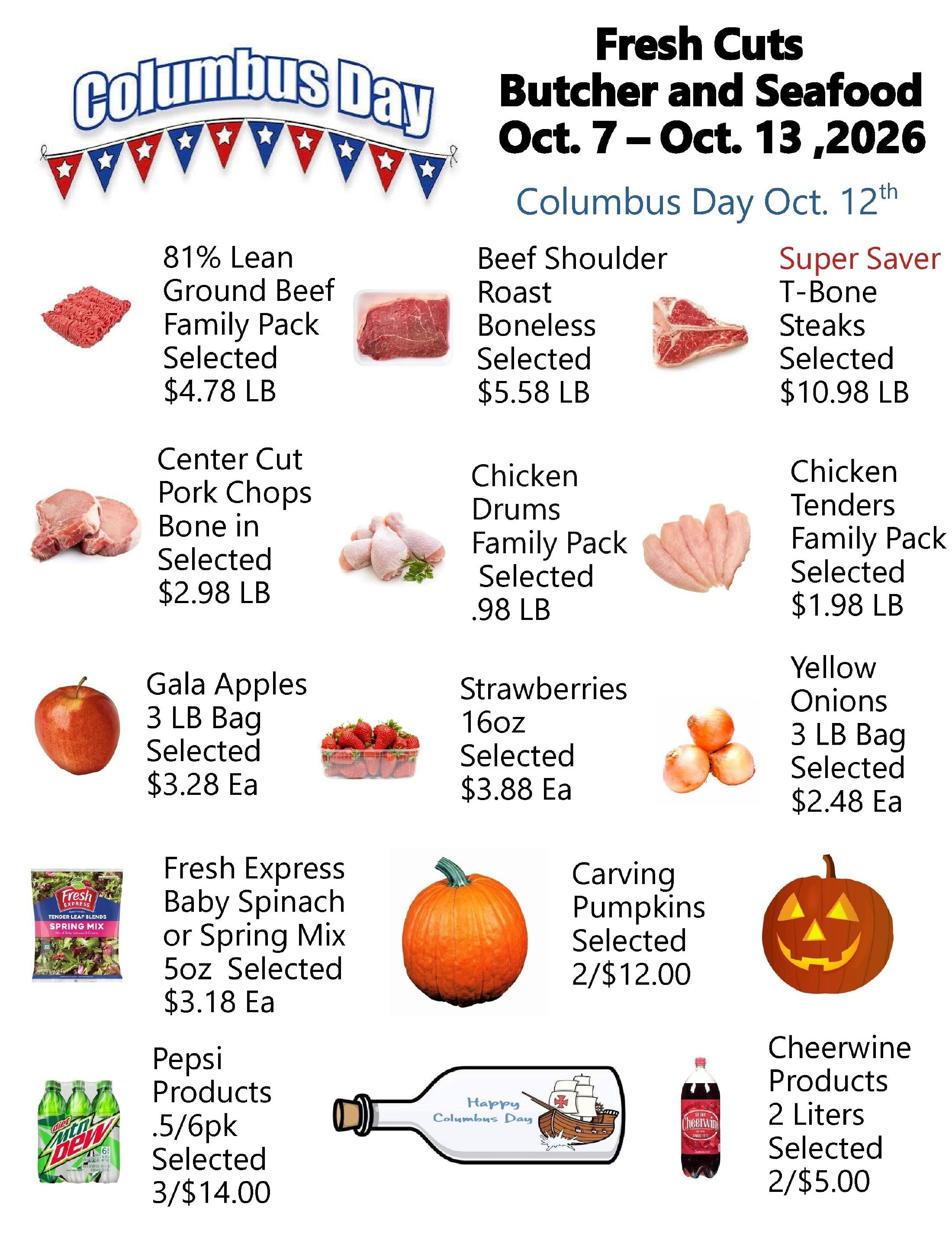 Fresh Cuts of Seagrove Weekly Ad October 7 - 13, 2026