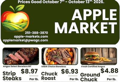 Apple Market Fairhope Weekly Ad October 7 - 13, 2026