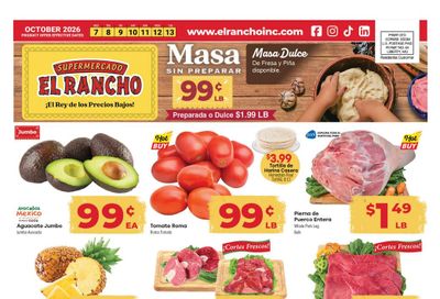 El Rancho Supermercado (Gardendale Area, TX) Weekly Ad October 7 - 13, 2026