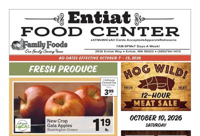 Entiat Food Center Weekly Ad October 7 - 13, 2026