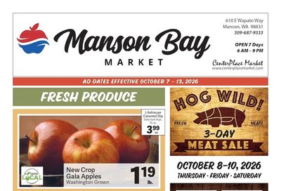 Manson Bay Market Weekly Ad October 7 - 13, 2026