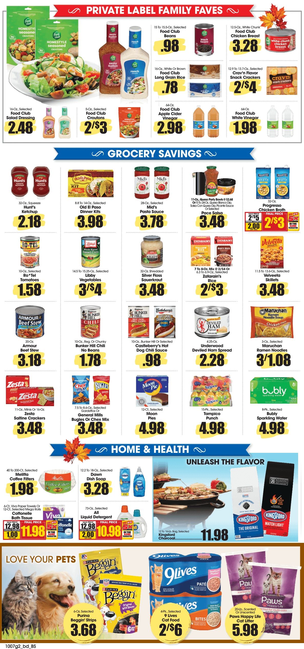 B&T's Food Fresh Market Weekly Ad October 7 - 13, 2026
