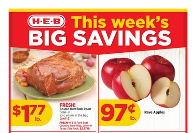H-E-B (Port O Connor Area, TX) Weekly Ad October 7 - 13, 2026