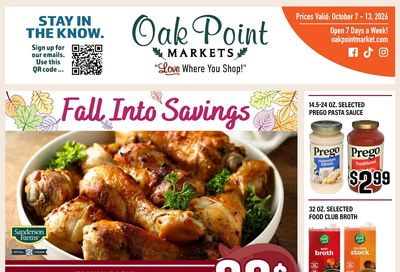 Oak Point Fresh Market Weekly Ad October 7 - 13, 2026
