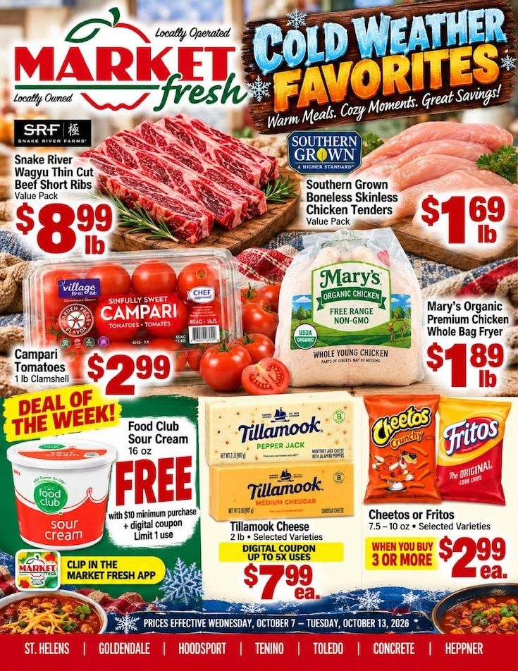Concrete Market Fresh Weekly Ad October 7 - 13, 2026