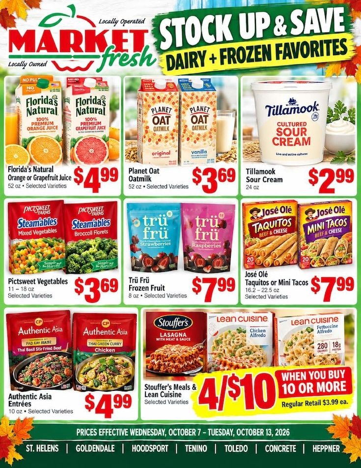 Concrete Market Fresh Weekly Ad October 7 - 13, 2026