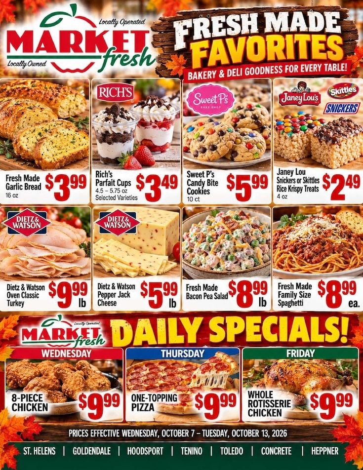 Concrete Market Fresh Weekly Ad October 7 - 13, 2026