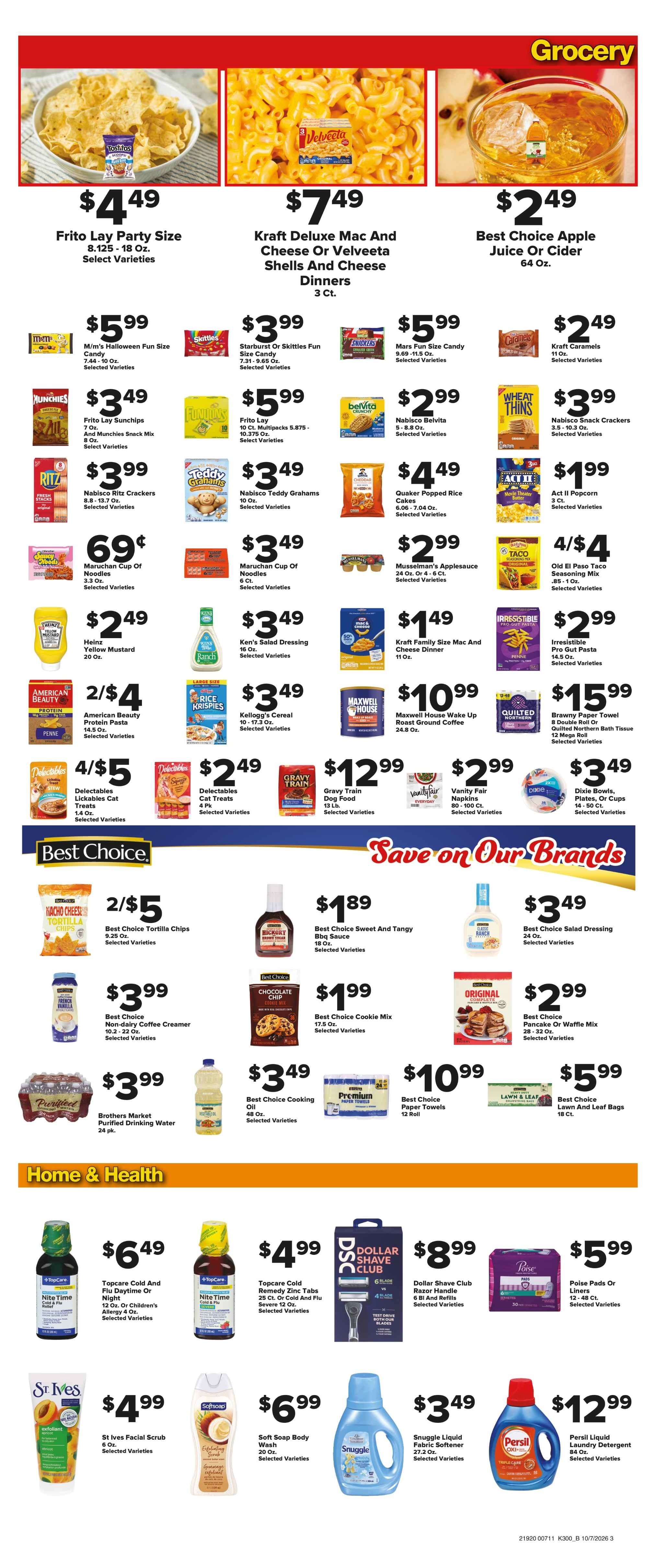 Brothers Market (Tonganoxie, KS) Weekly Ad October 7 - 14, 2026