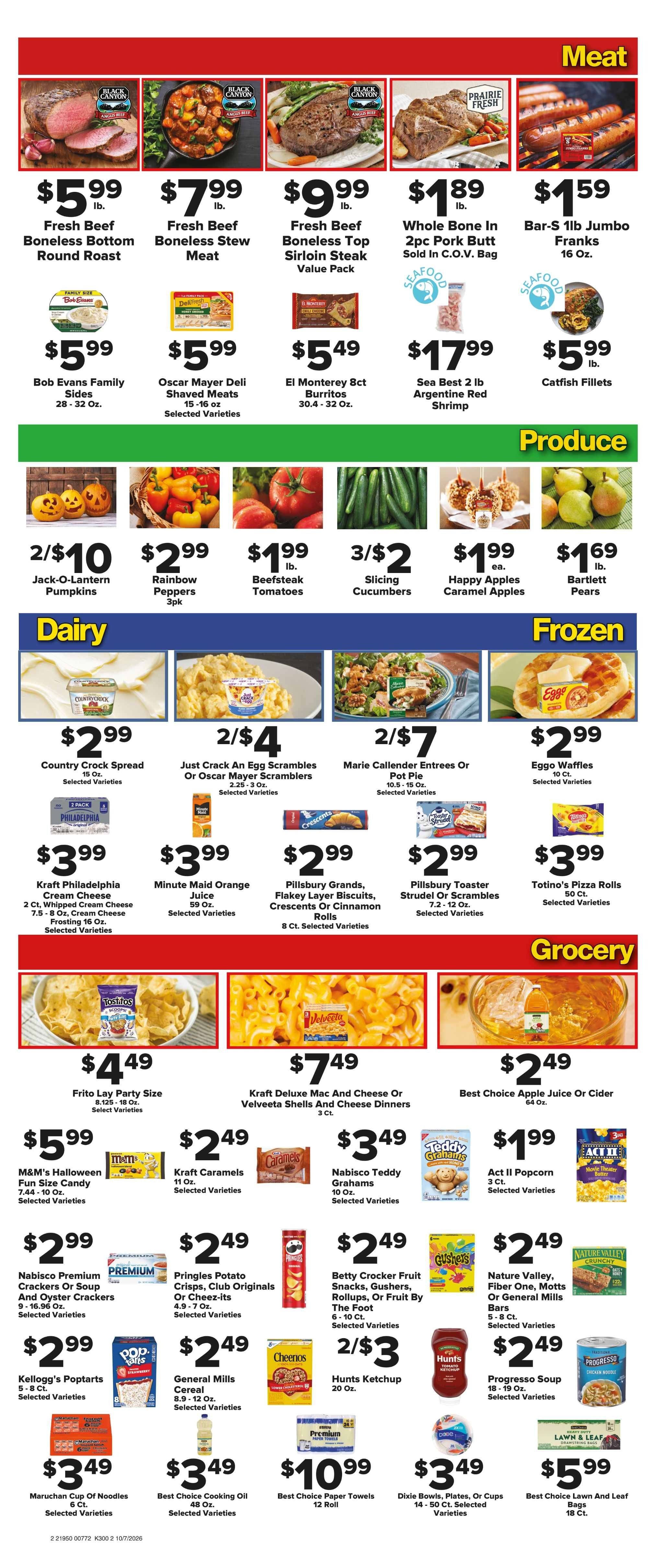 Brothers Market (Windsor, MO) Weekly Ad October 7 - 14, 2026