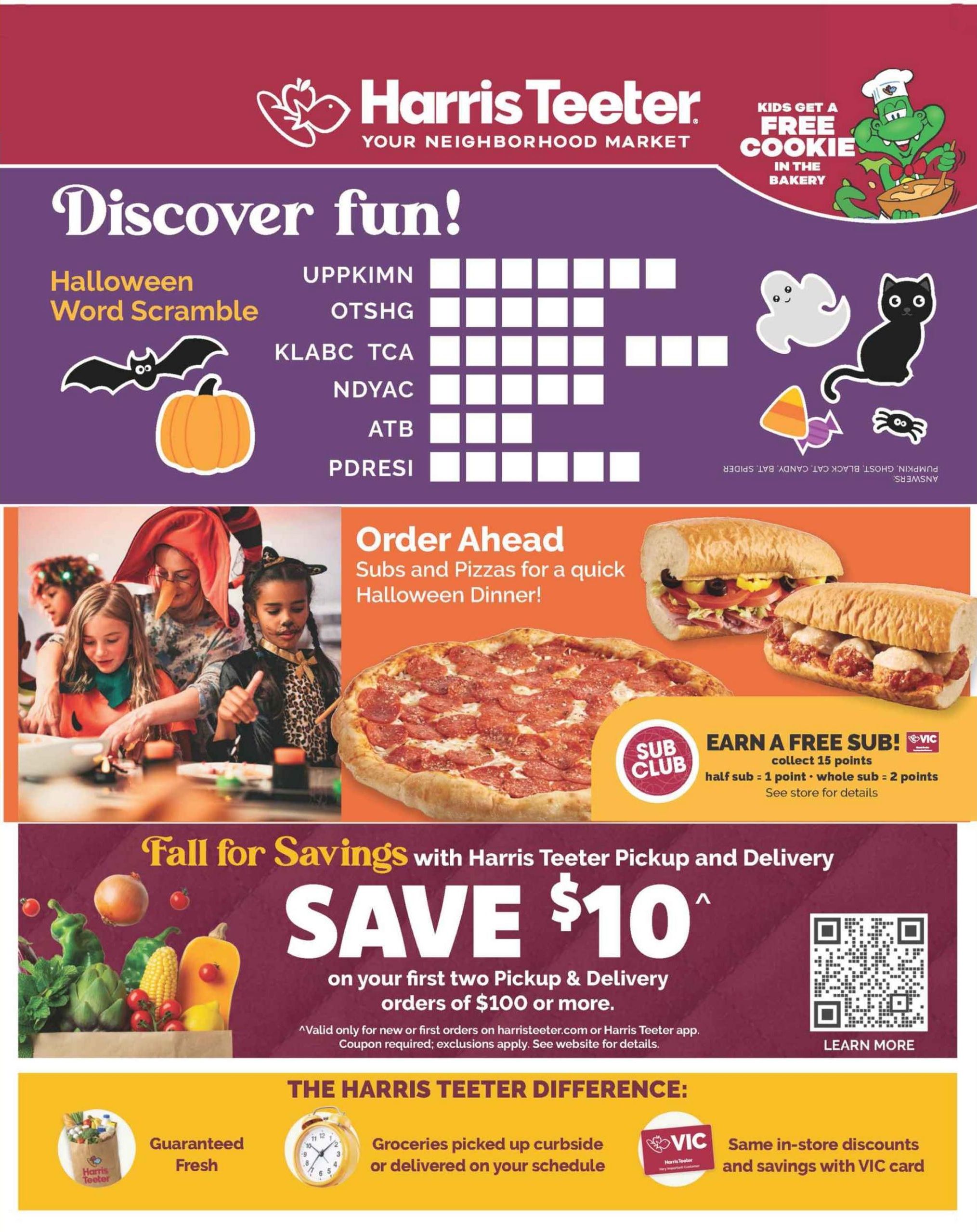 Harris Teeter October Issue Weekly Ad October 7 - November 3, 2026