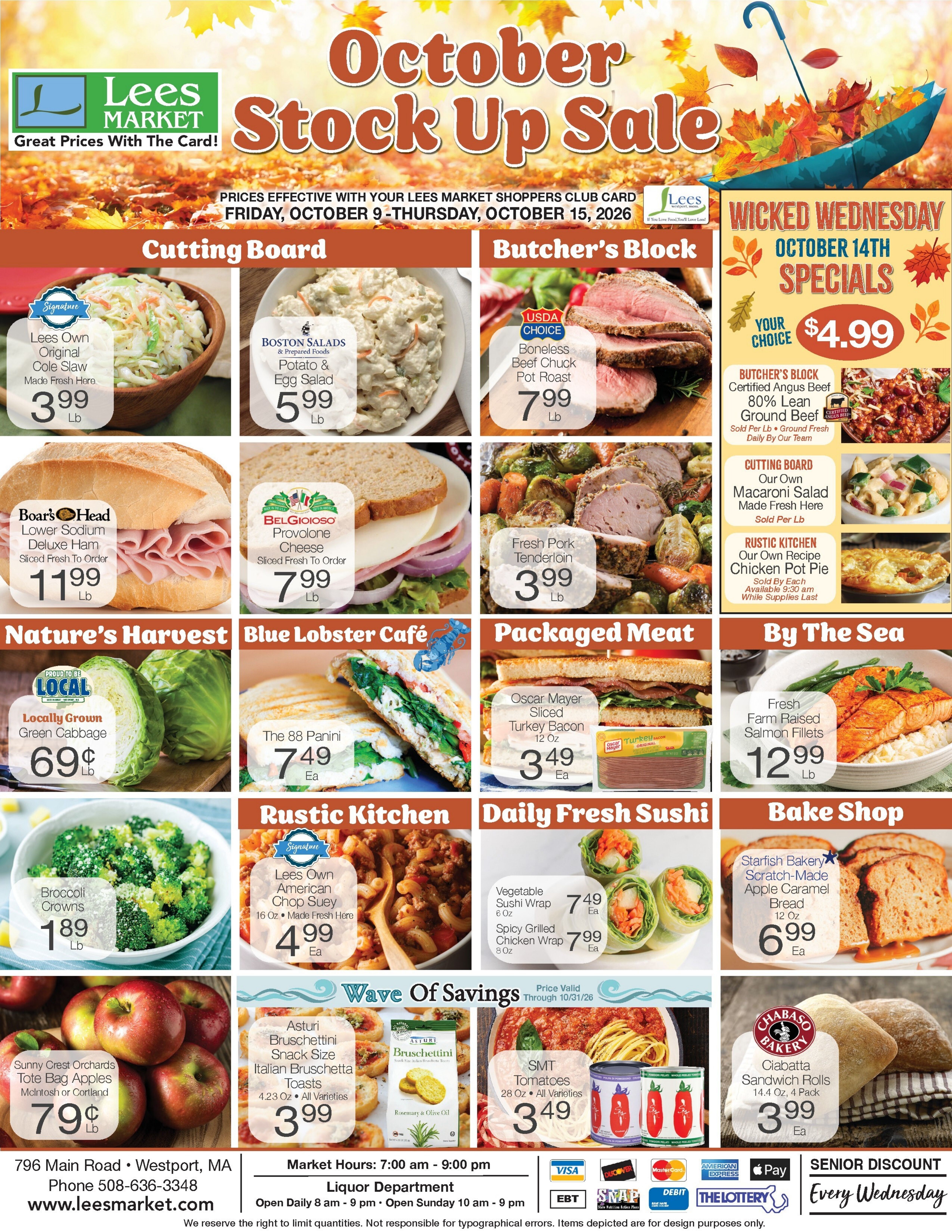 Lee's Market Weekly Ad October 9 - 15, 2026