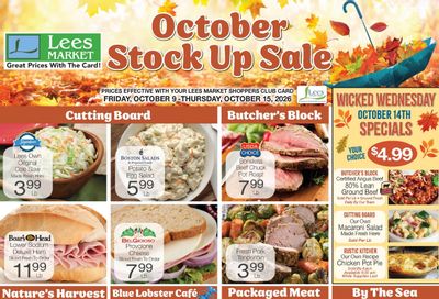 Lee's Market Weekly Ad October 9 - 15, 2026