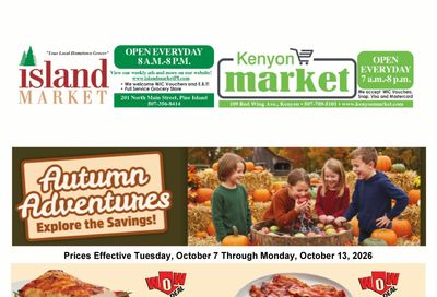 Kenyon Market Weekly Ad October 7 - 13, 2026