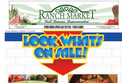 Clayton Ranch Market Weekly Ad October 7 - 13, 2026
