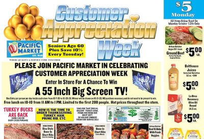 Pacific Market (Santa Rosa, CA) Weekly Ad October 7 - 13, 2026
