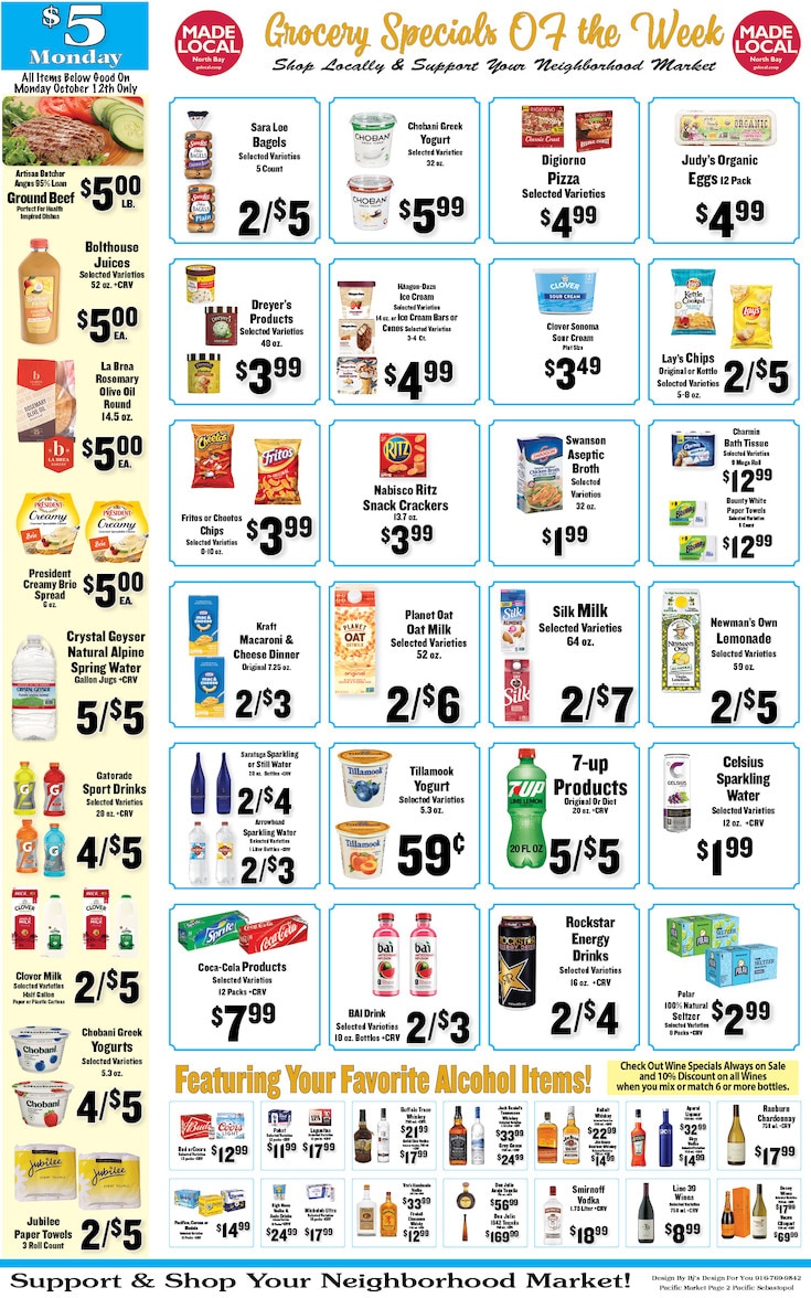 Pacific Market (Sebastopol, CA) Weekly Ad October 7 - 13, 2026