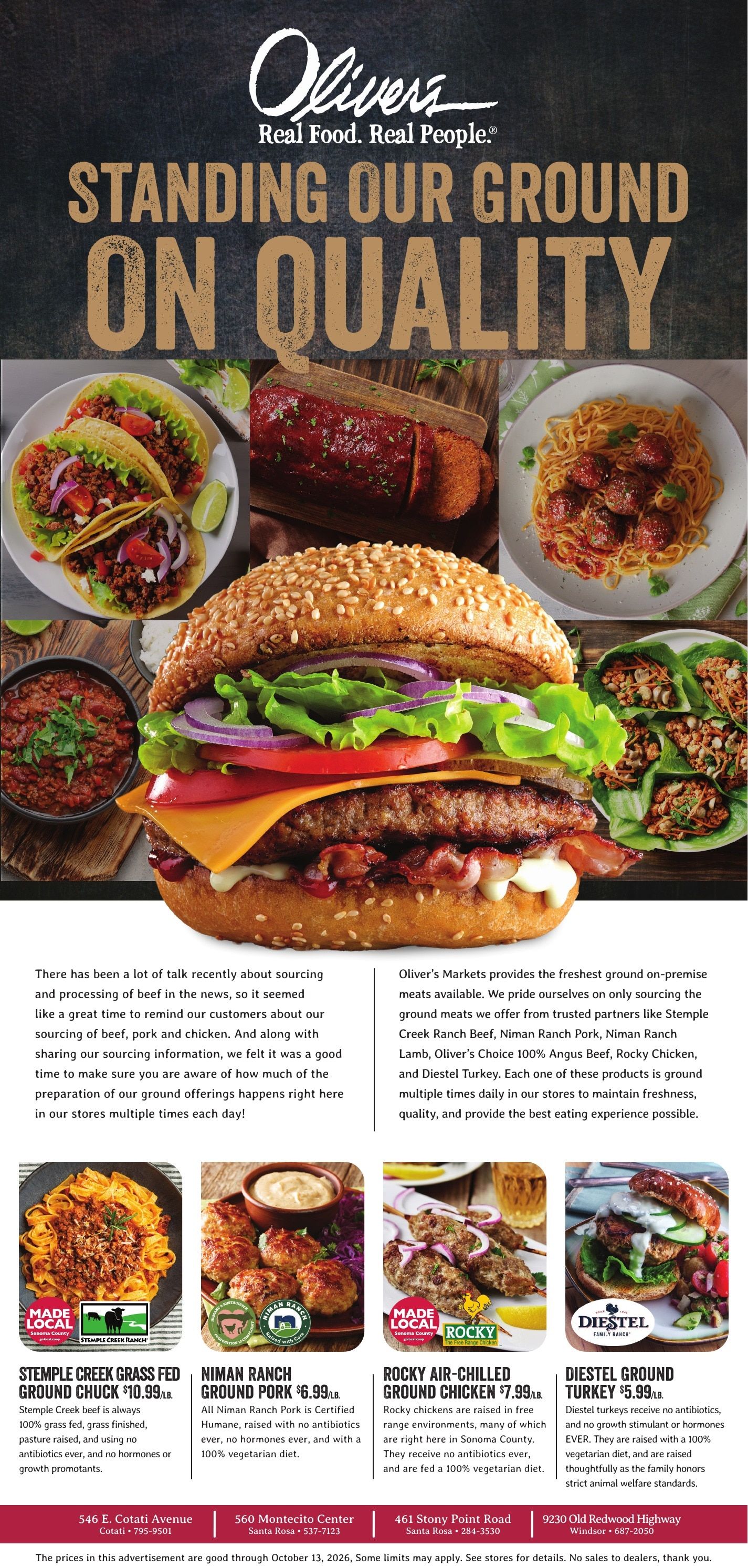 Oliver's Market Press Democrat Weekly Ad October 7 - 13, 2026