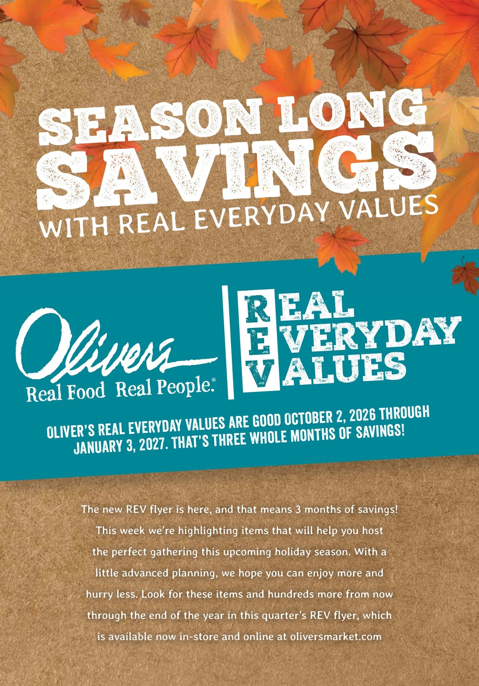 Oliver's Market Weekly Ad October 7 - 13, 2026