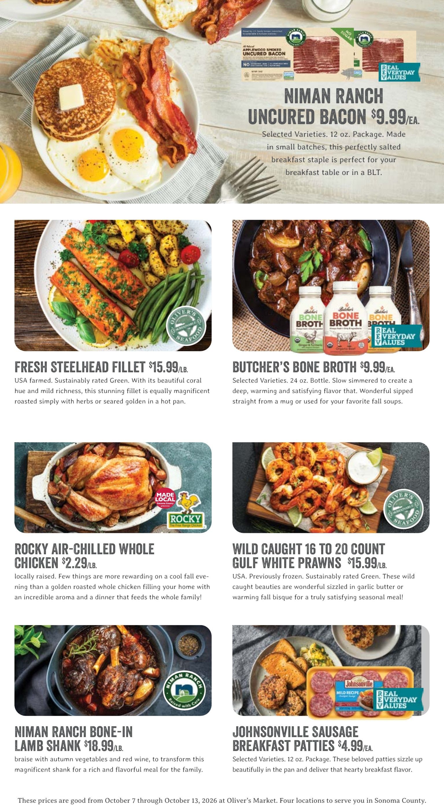 Oliver's Market Weekly Ad October 7 - 13, 2026