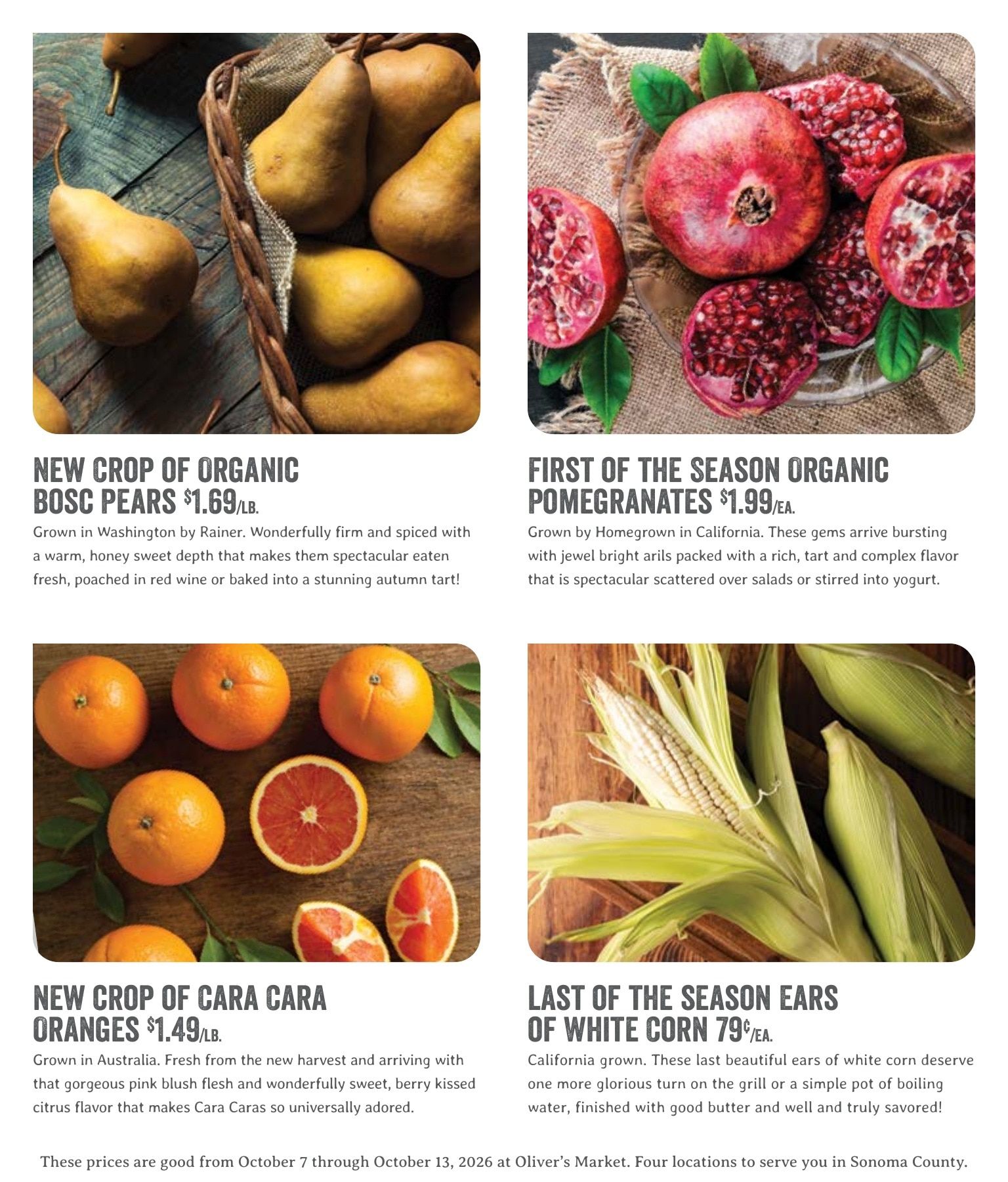 Oliver's Market Weekly Ad October 7 - 13, 2026