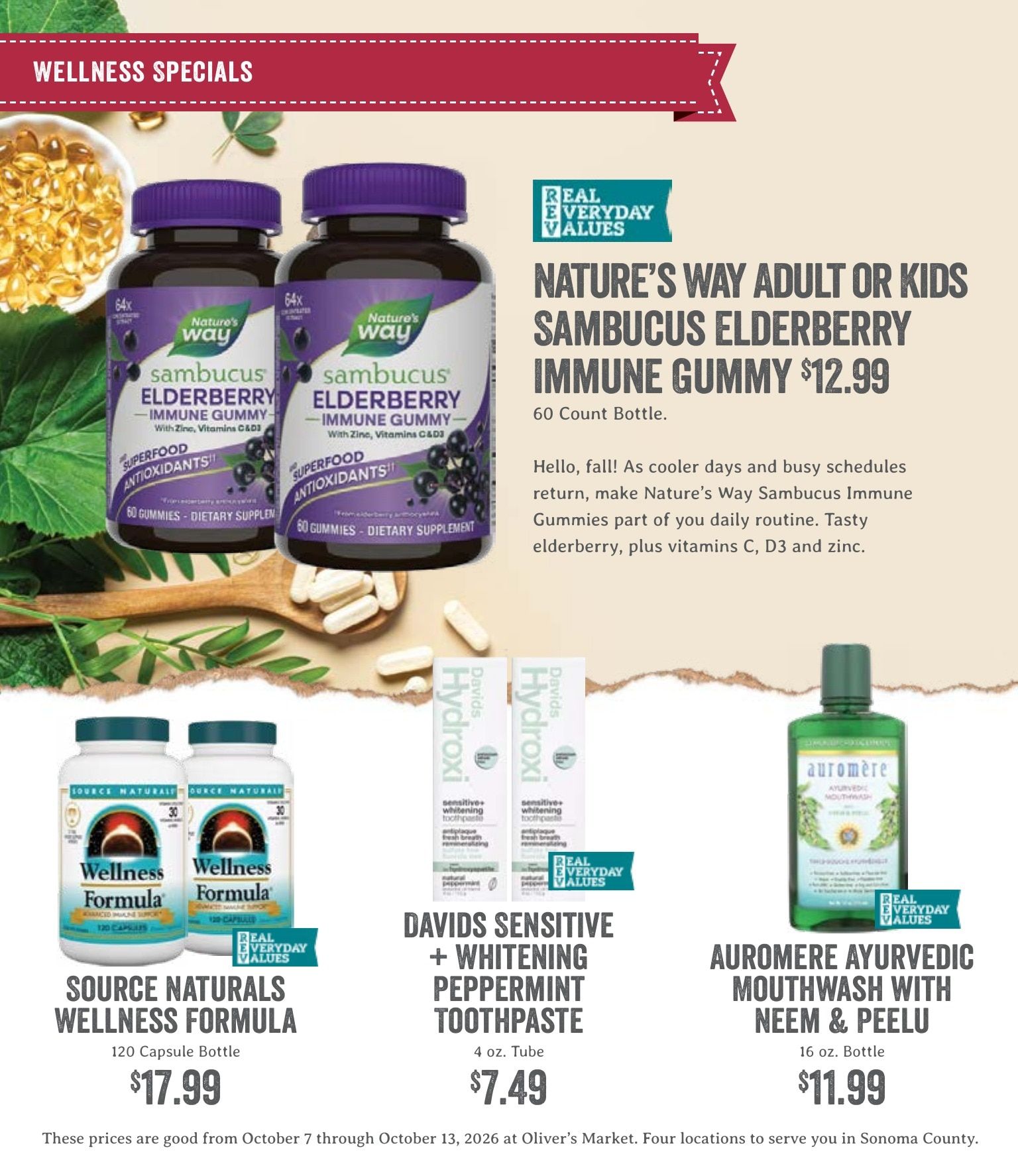 Oliver's Market Weekly Ad October 7 - 13, 2026