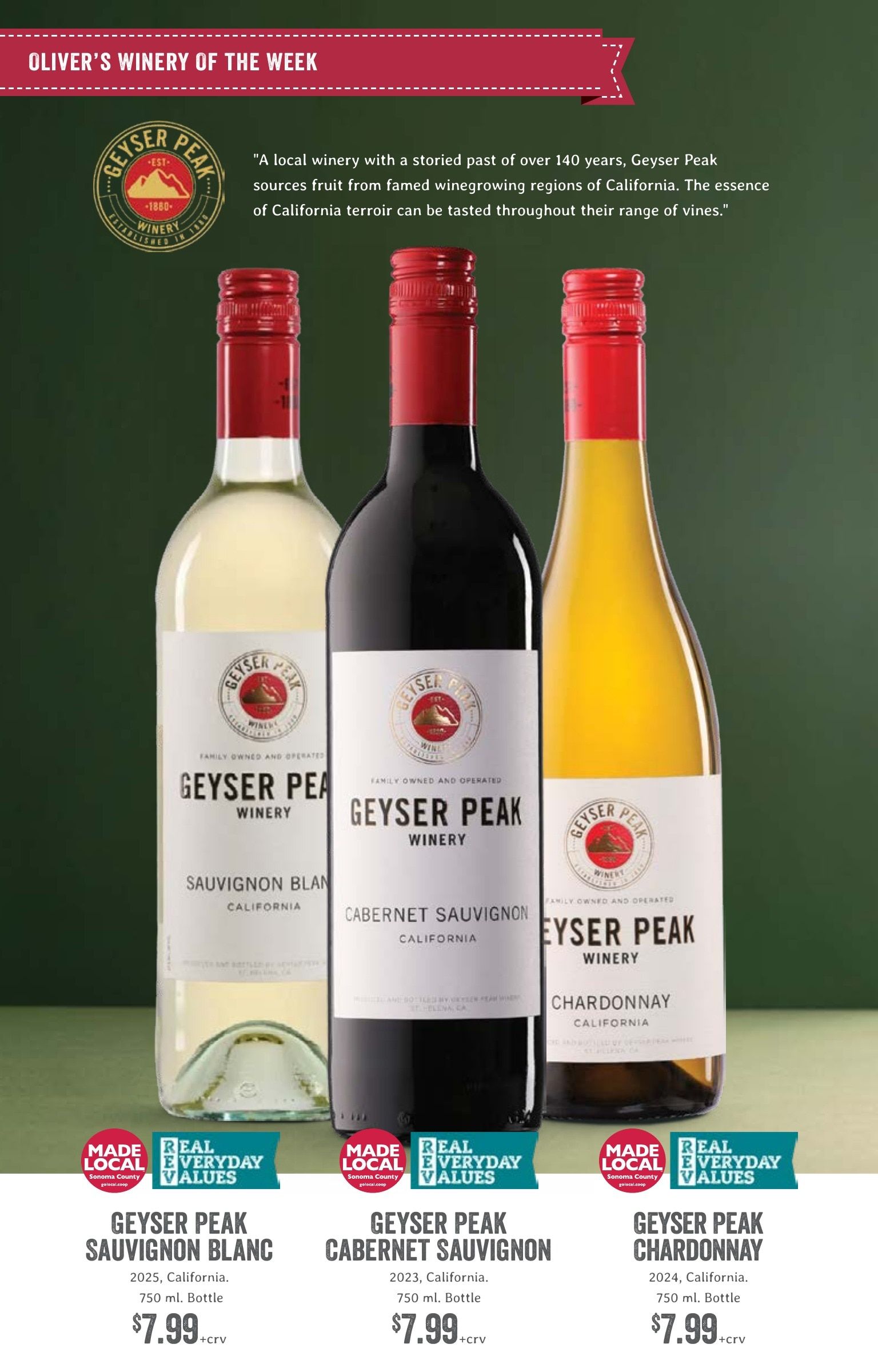 Oliver's Market Weekly Ad October 7 - 13, 2026