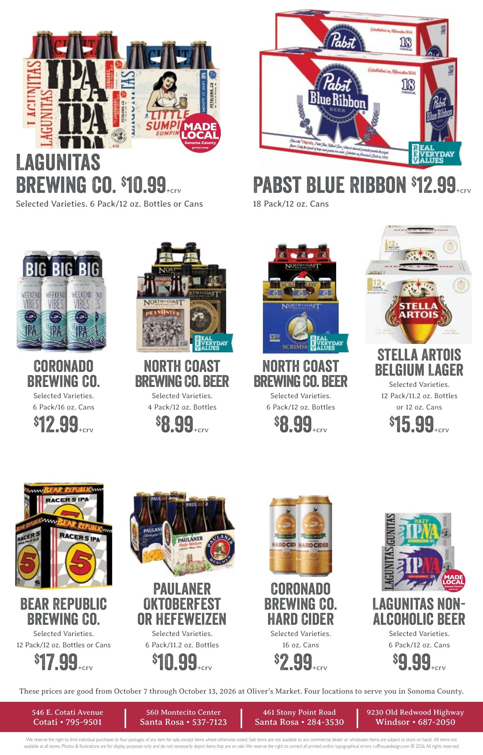 Oliver's Market Weekly Ad October 7 - 13, 2026