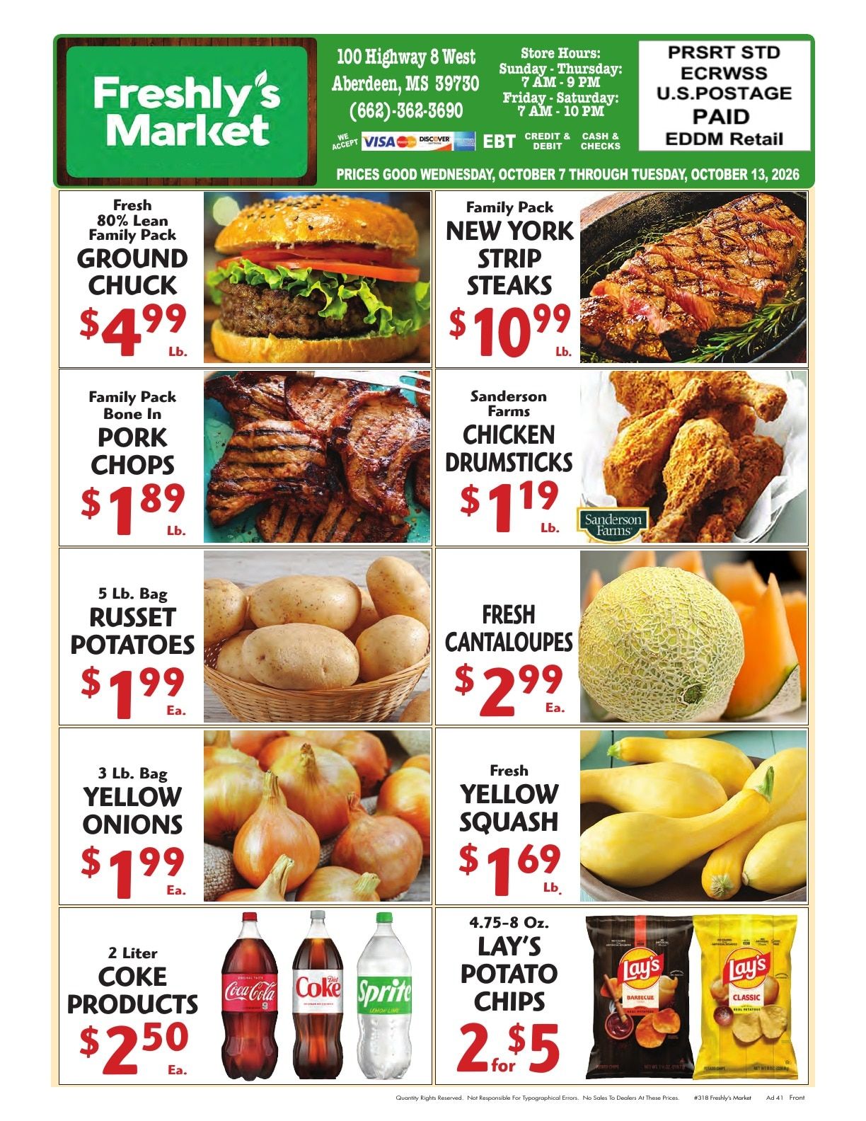 Freshly's Market Weekly Ad October 7 - 13, 2026