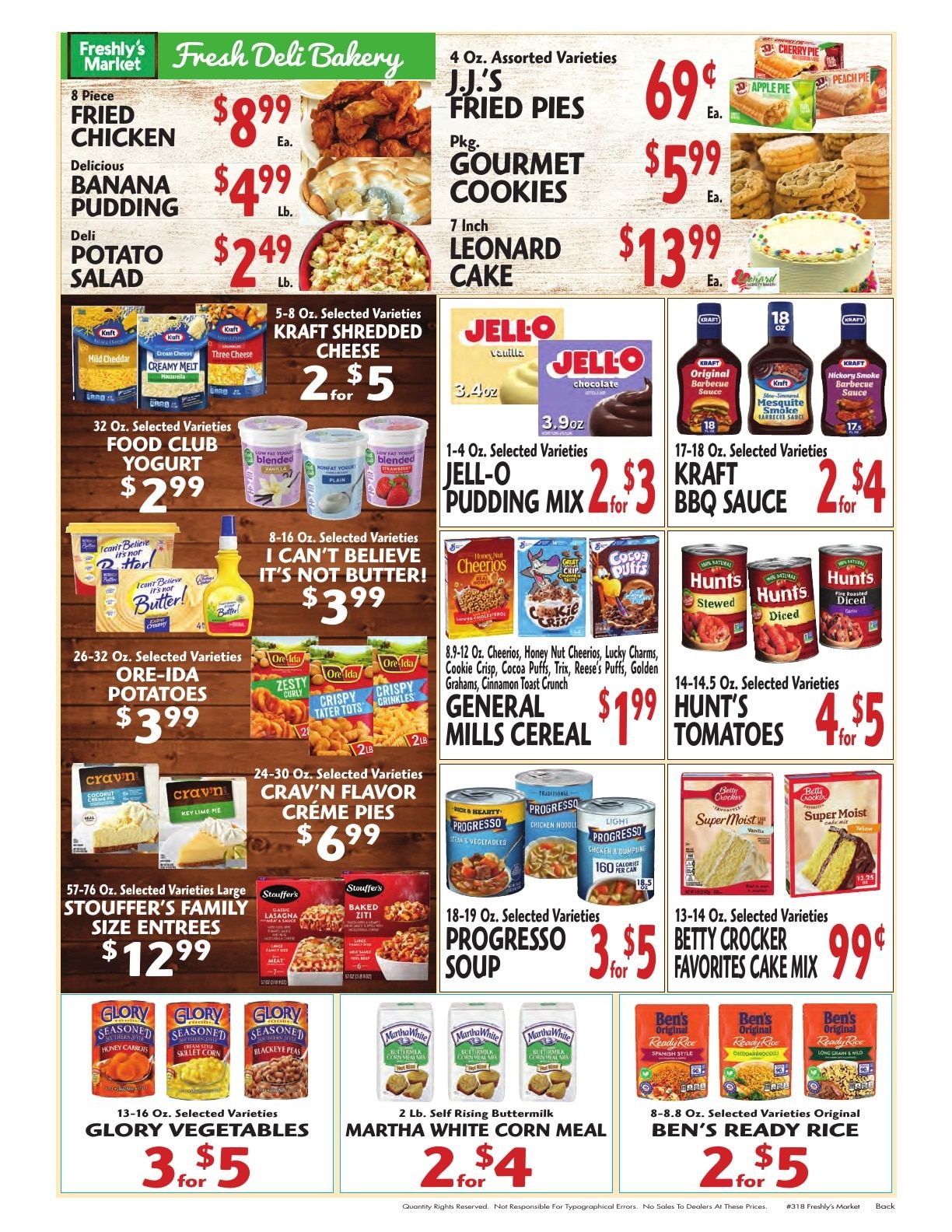 Freshly's Market Weekly Ad October 7 - 13, 2026