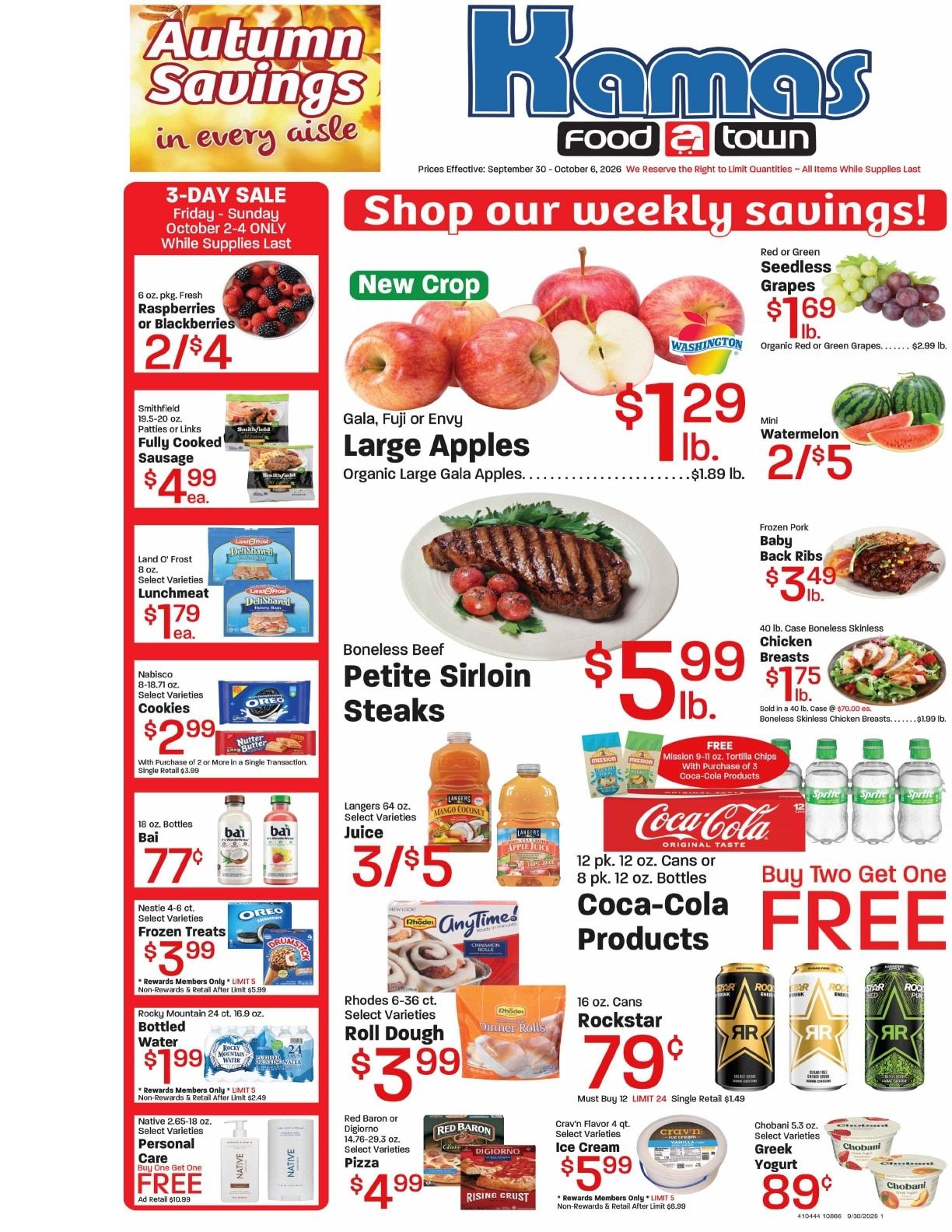Kamas FoodTown (Kamas, UT) Weekly Ad September 30 - October 6, 2026