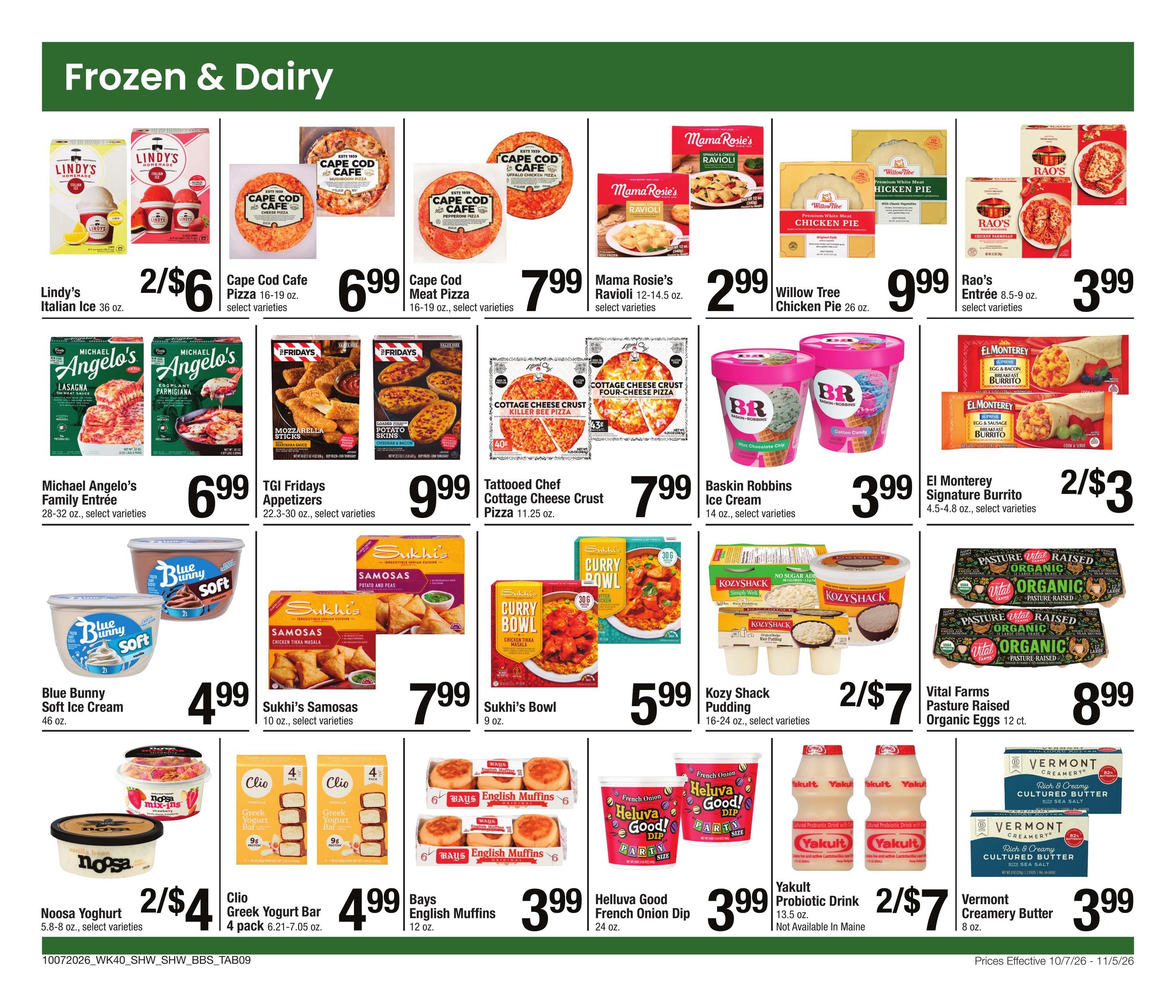 Shaw's Big Book of Savings Weekly Ad October 7 - November 5, 2026